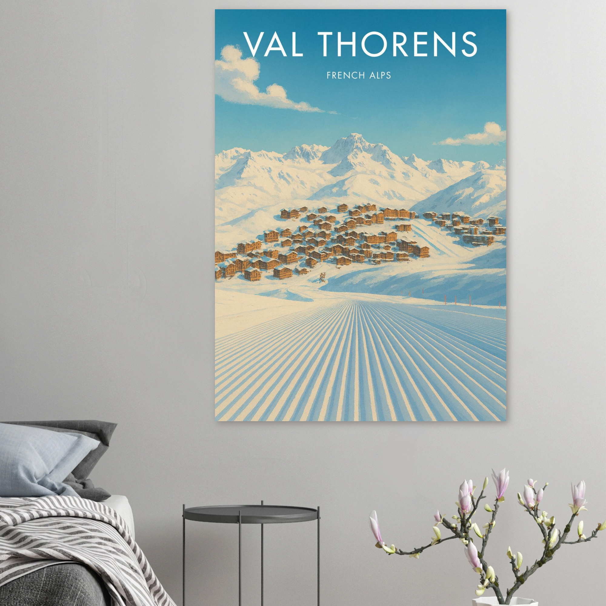 Val Thorens Vintage Poster