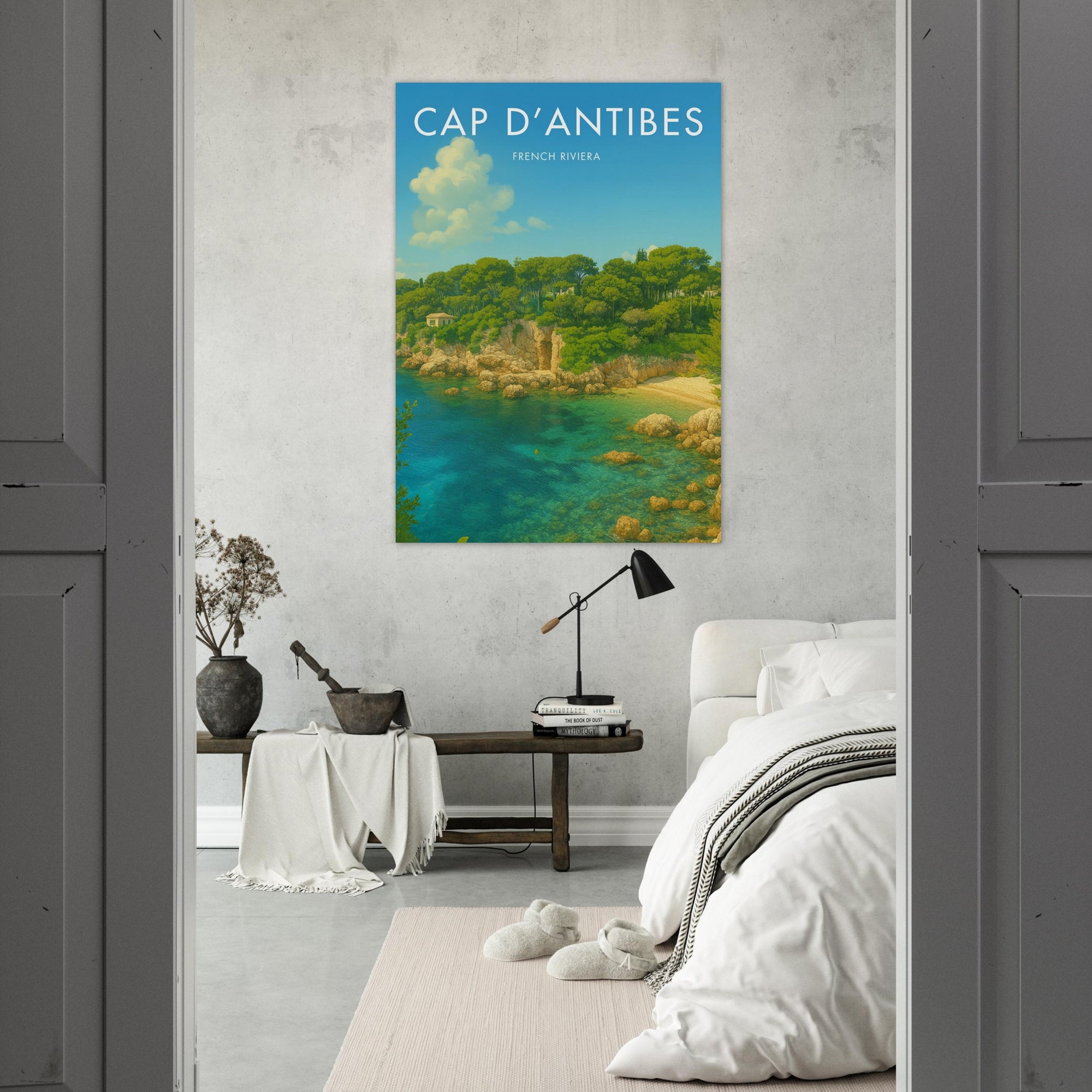 Cap D'Antibes Vintage Poster
