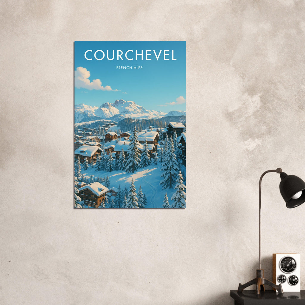 Courchevel Vintage Poster