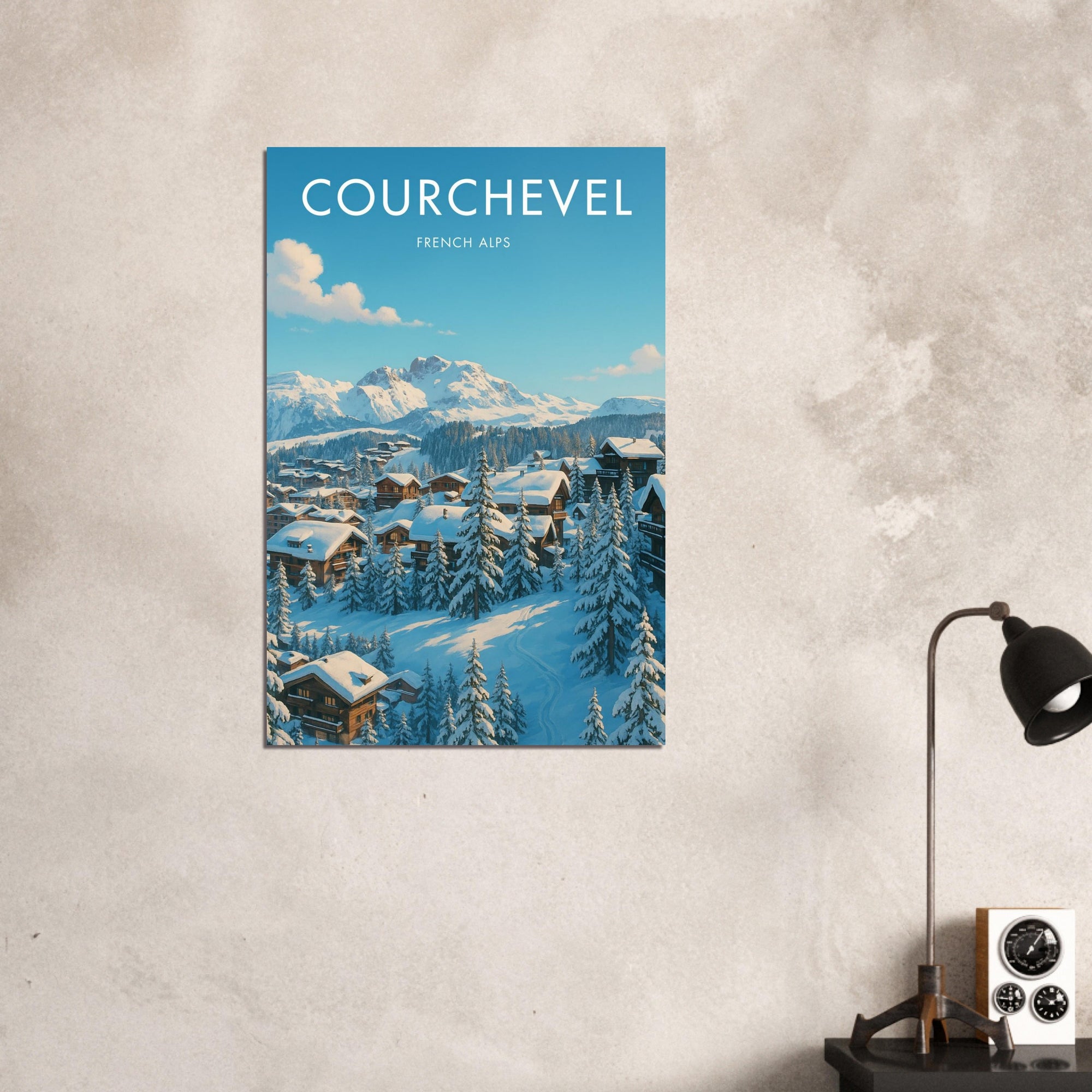 Courchevel Vintage Poster