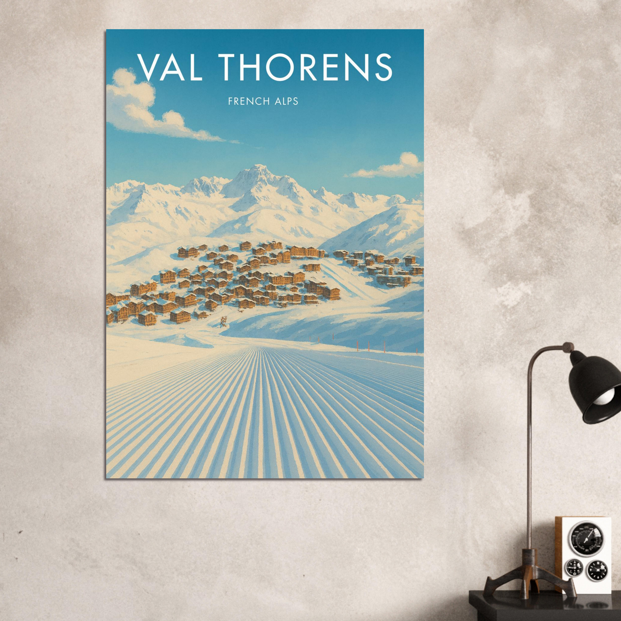 Val Thorens Vintage Poster