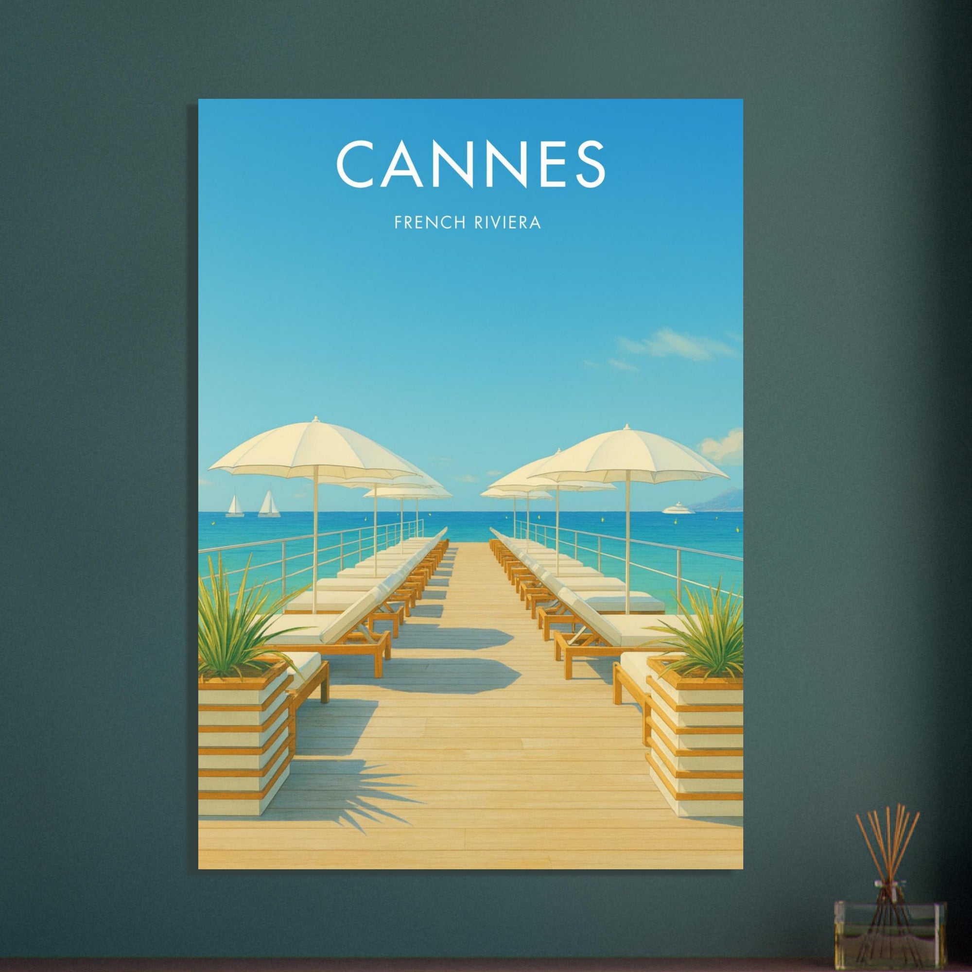 Cannes Vintage Poster