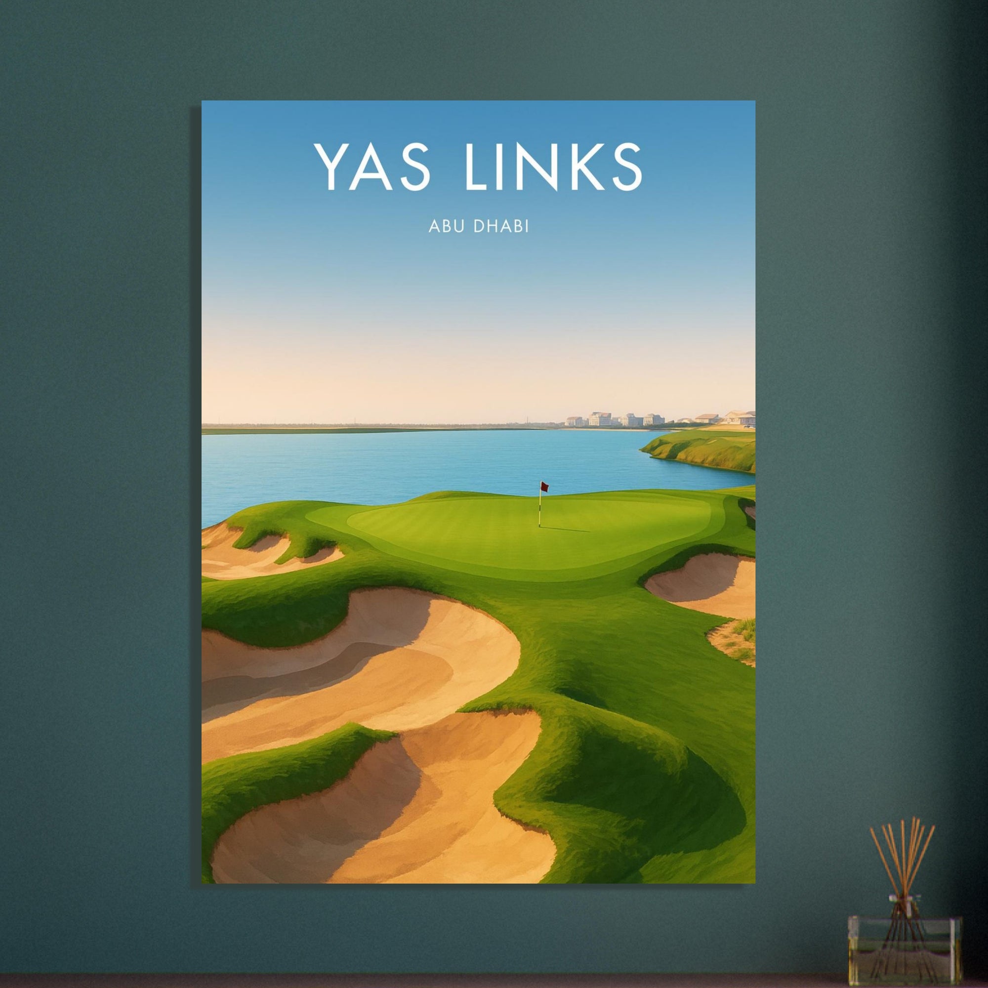 Yas Links Golf Course Poster