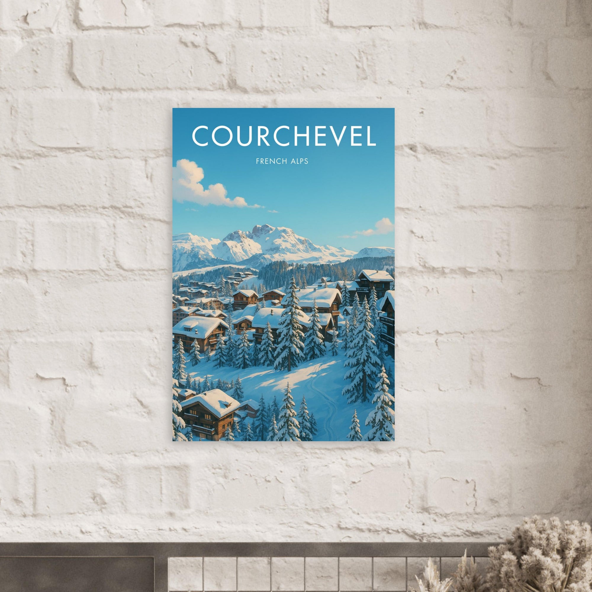 Courchevel Vintage Poster