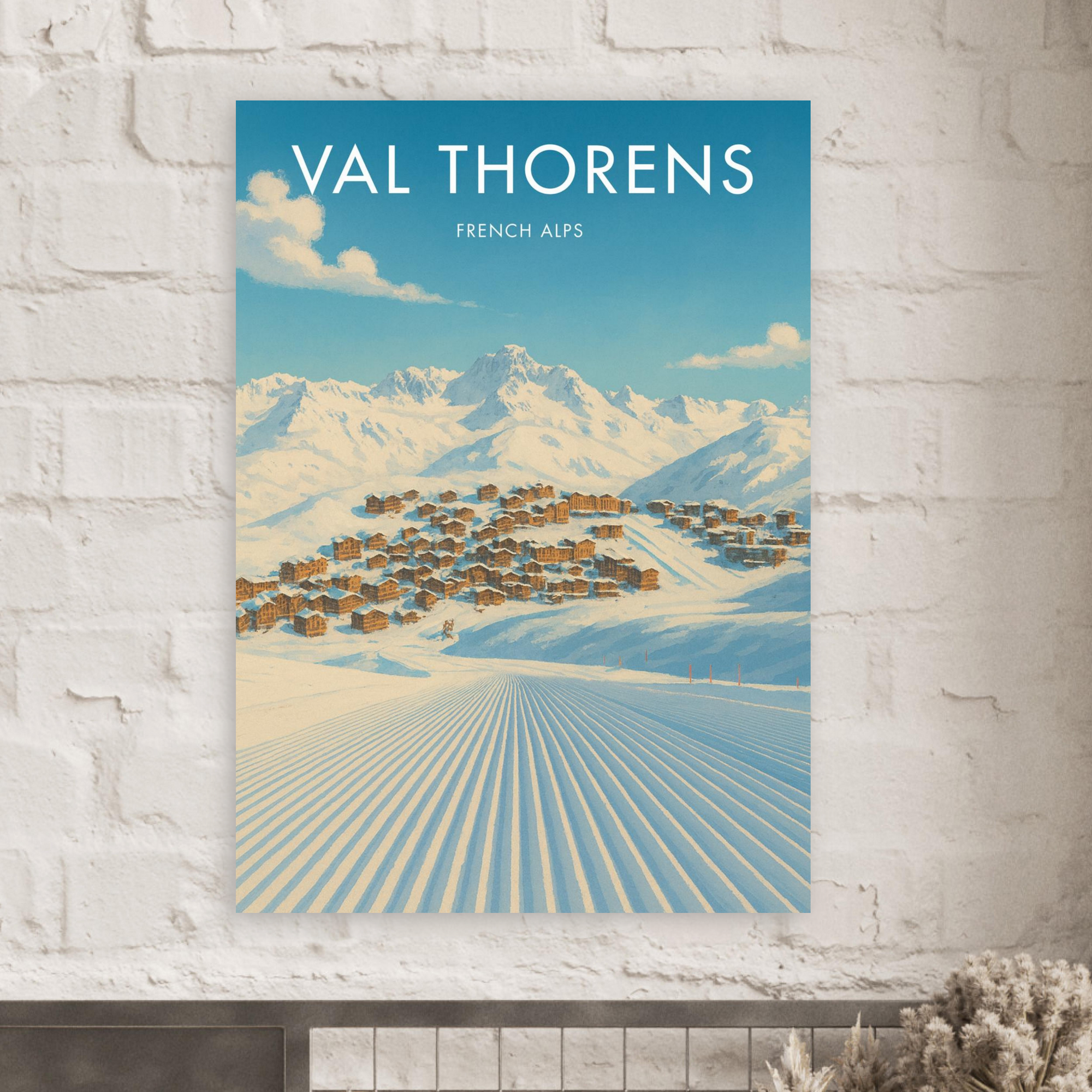 Val Thorens Vintage Poster