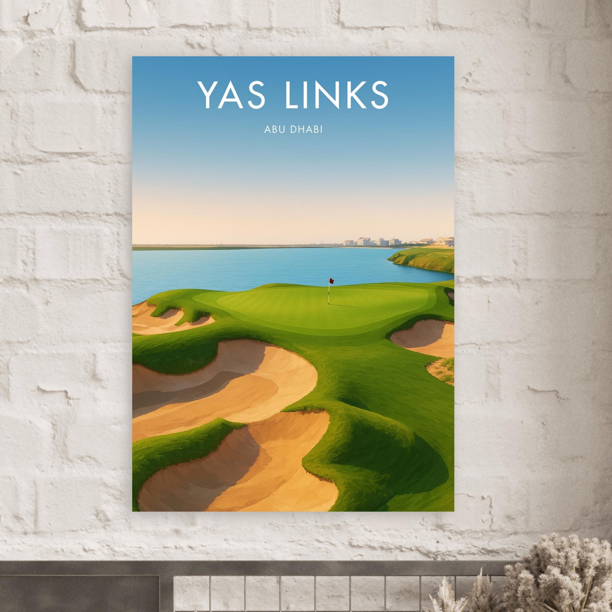 Yas Links Golf Course Poster