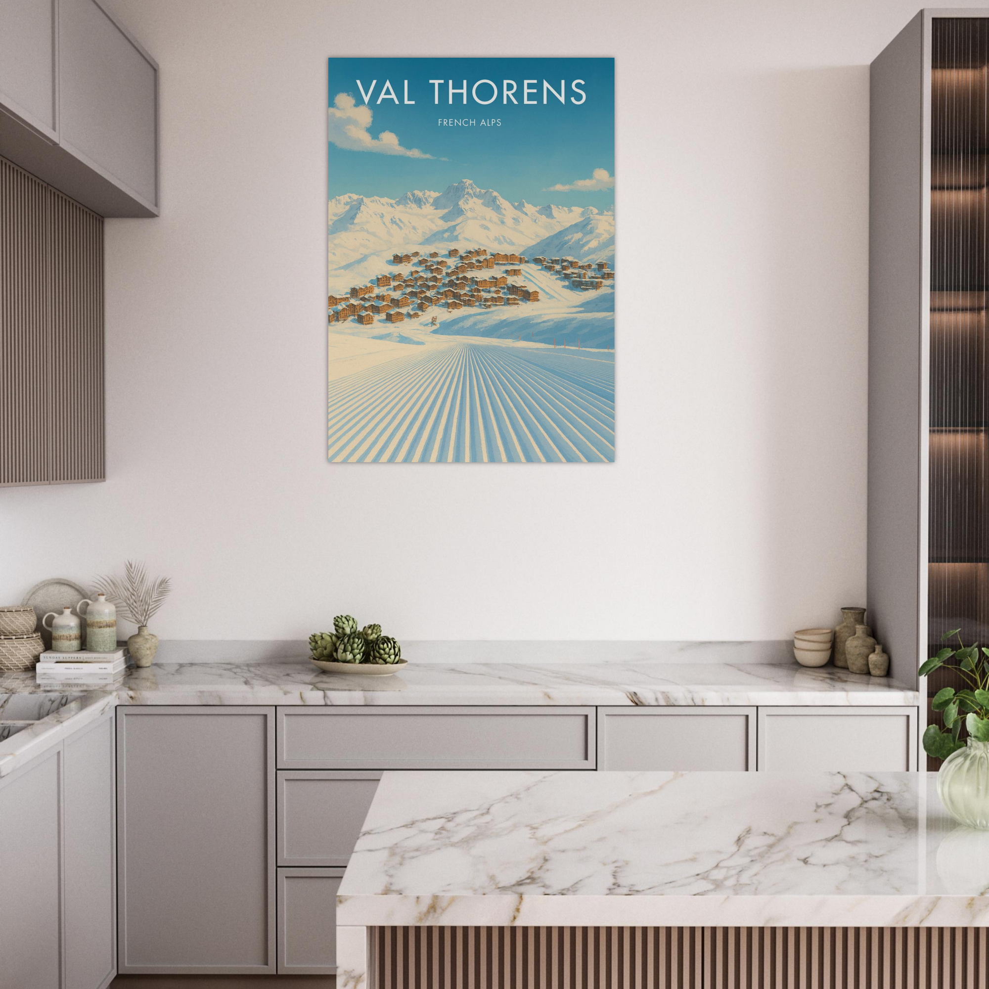 Val Thorens Vintage Poster