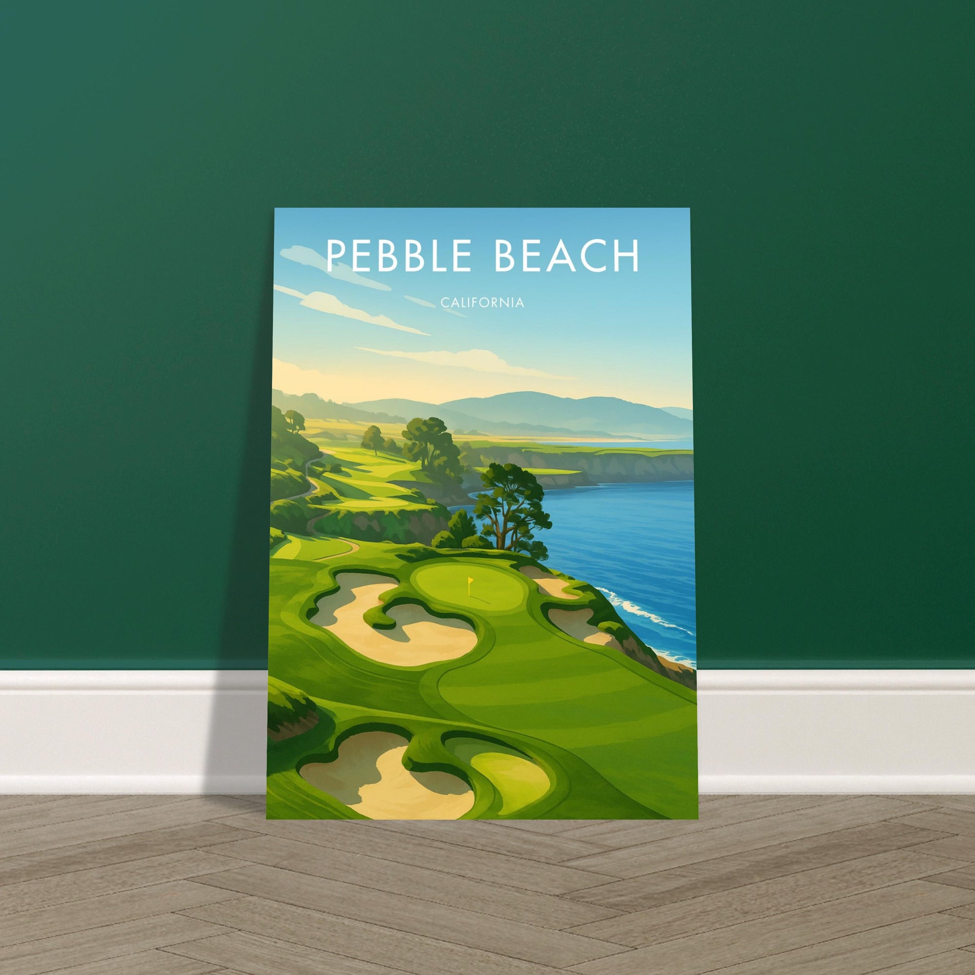 Pebble Beach Golf Course Poster