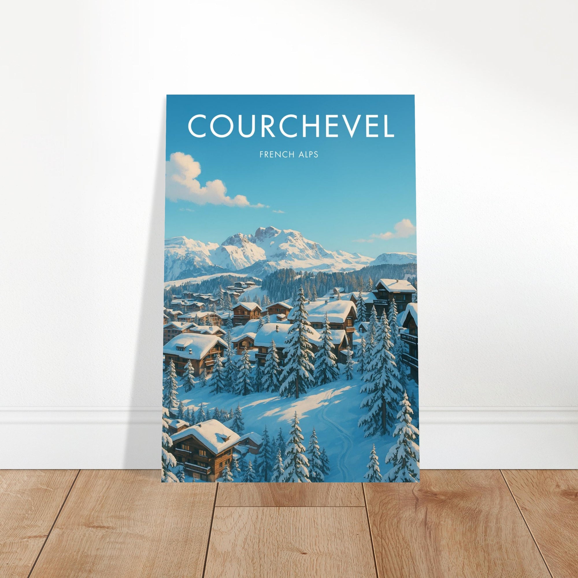 Courchevel Vintage Poster