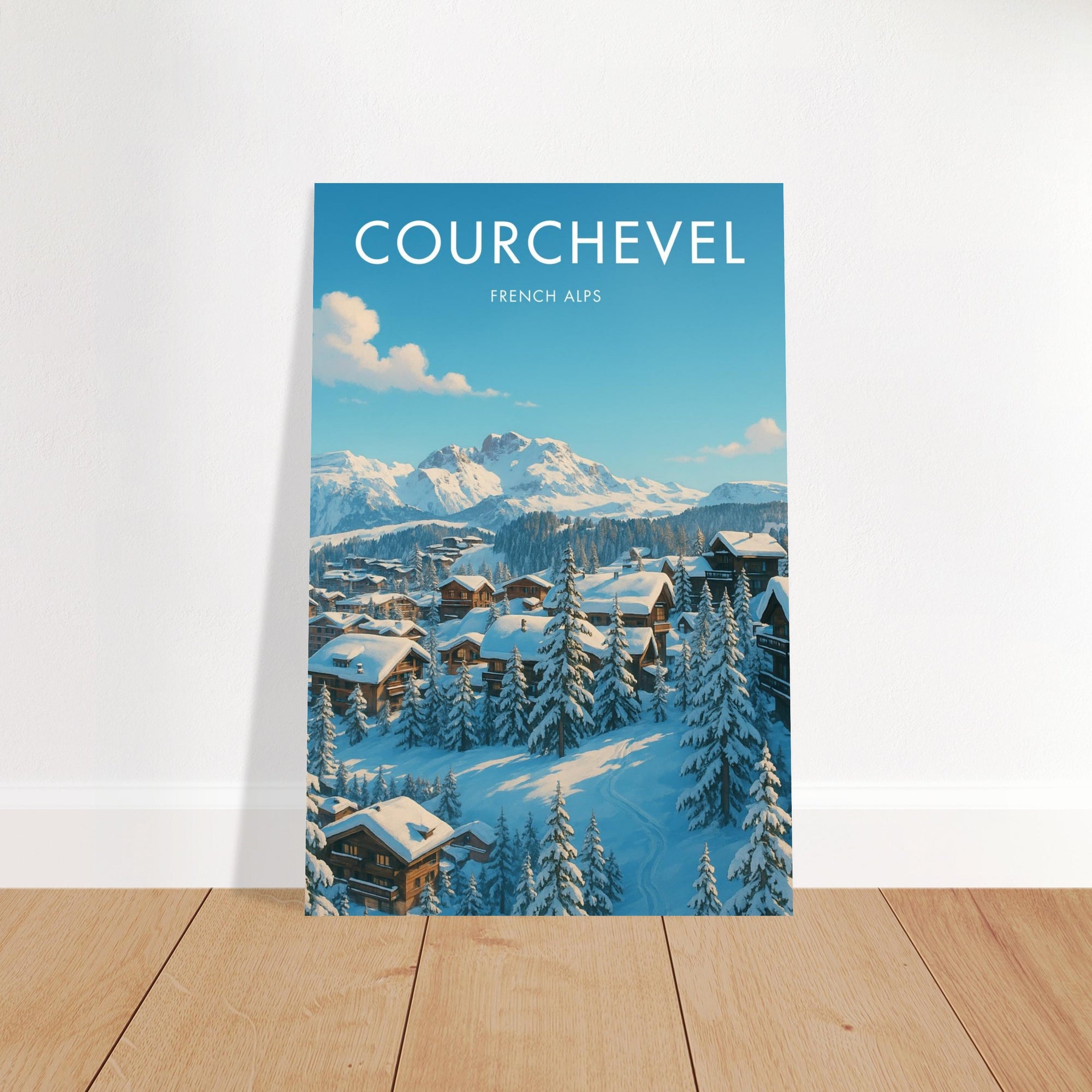 Courchevel Vintage Poster