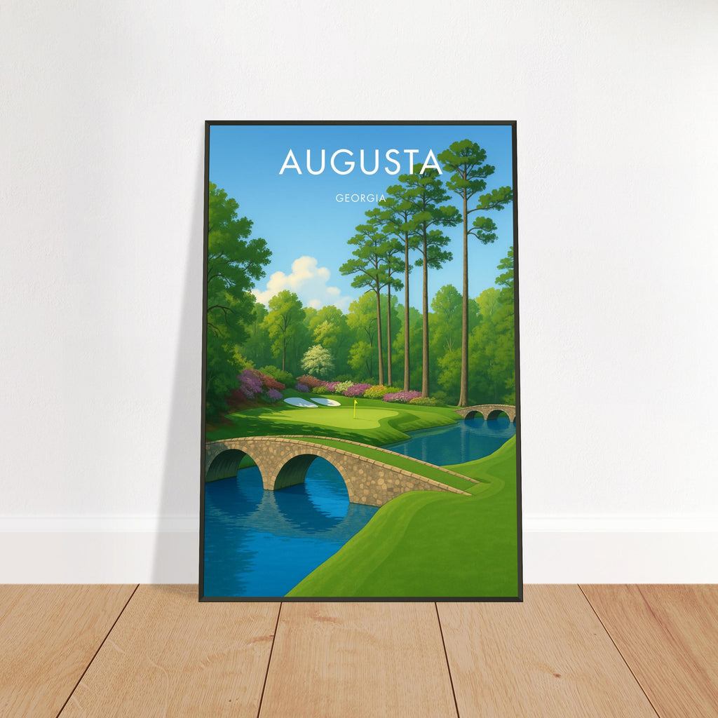 Augusta Golf Course Metal Frame Poster