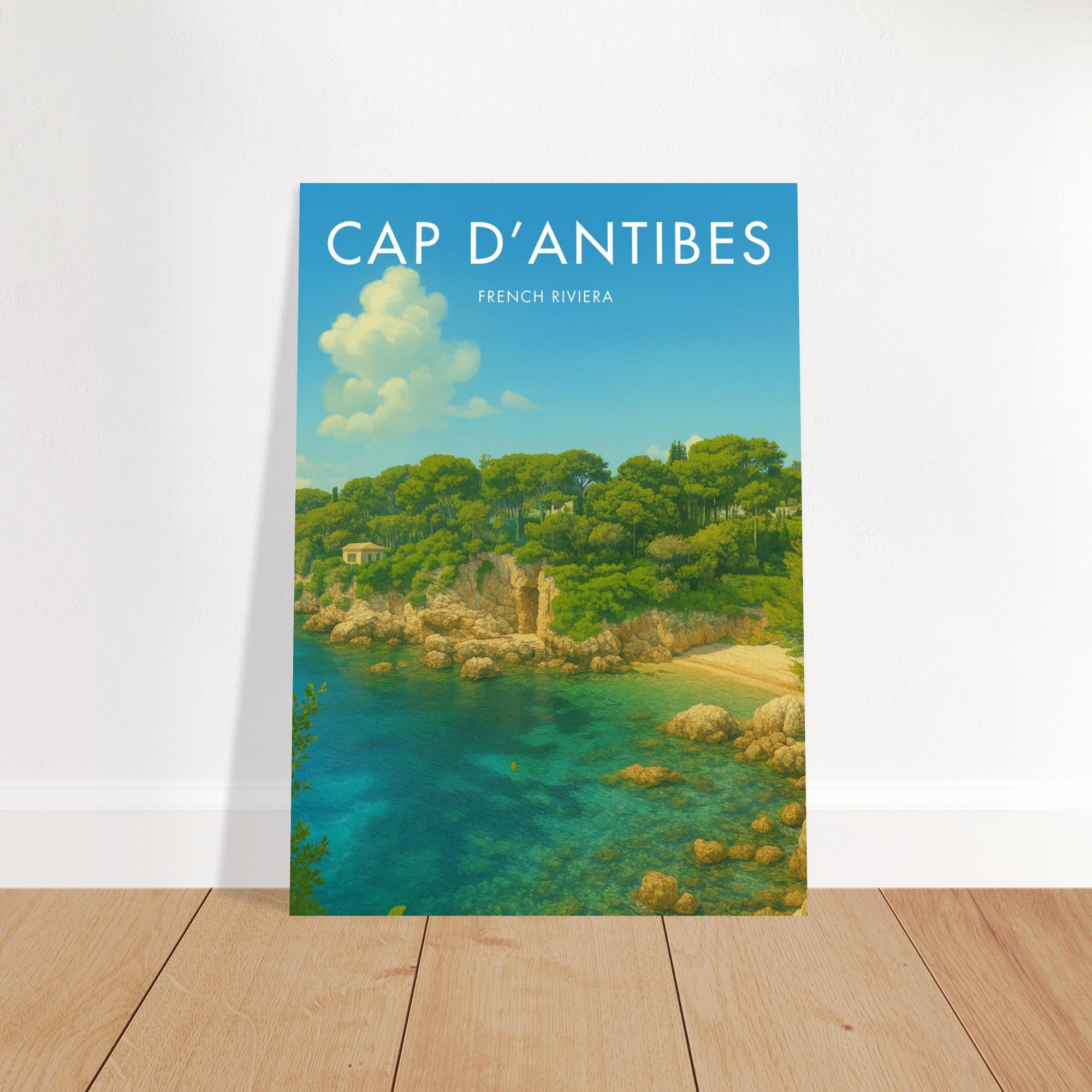 Cap D'Antibes Vintage Poster