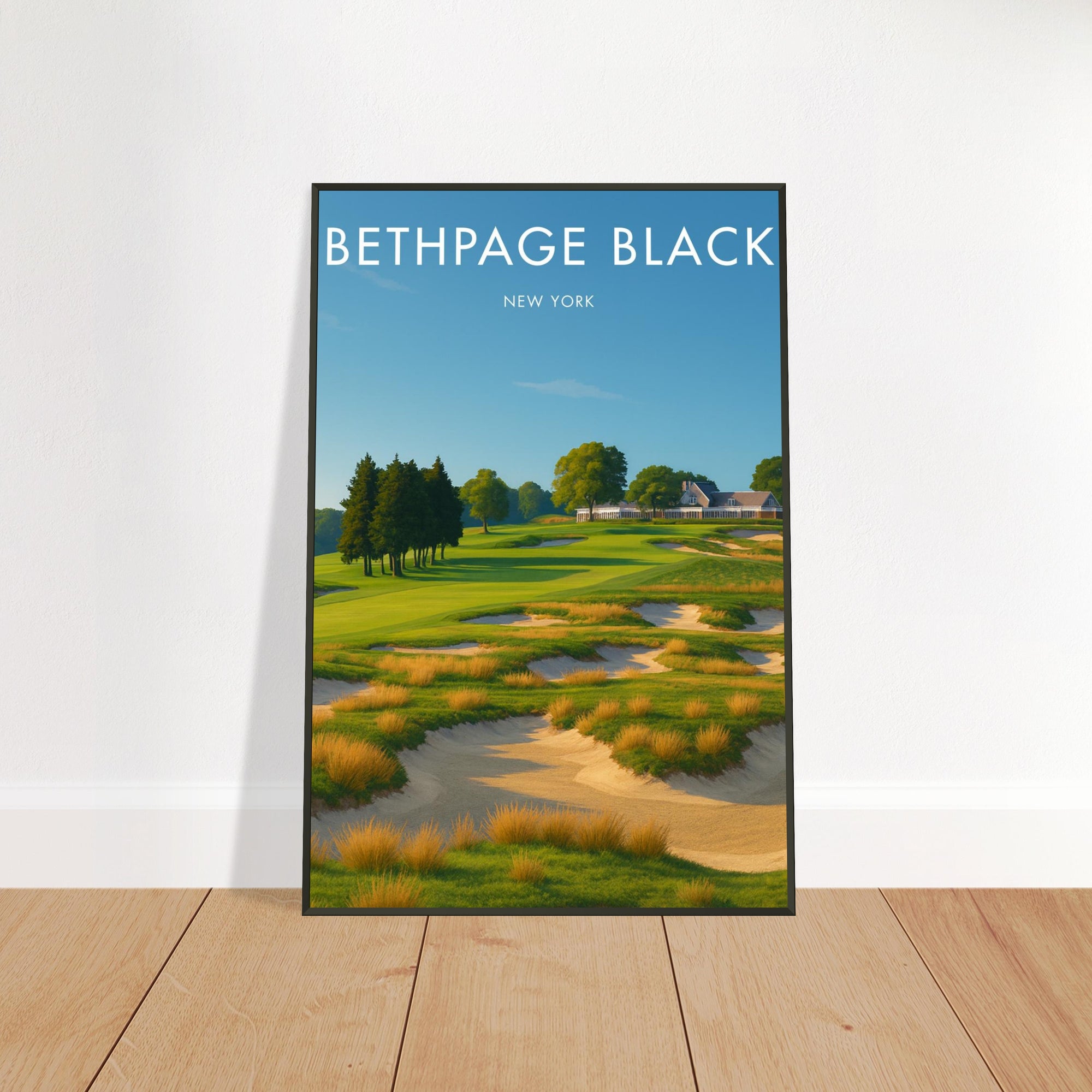 Bethpage Black Golf Course Metal Frame Poster
