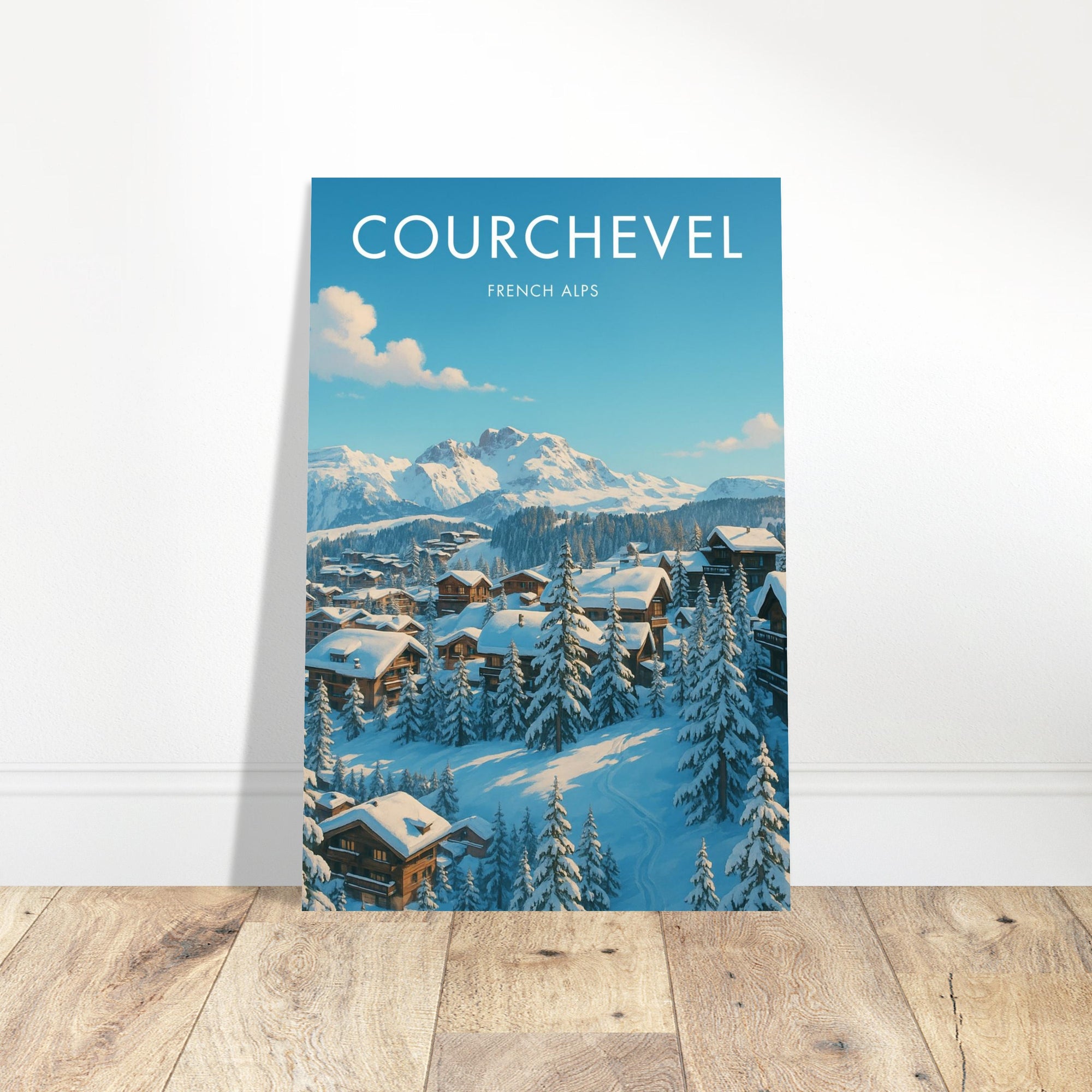 Courchevel Vintage Poster