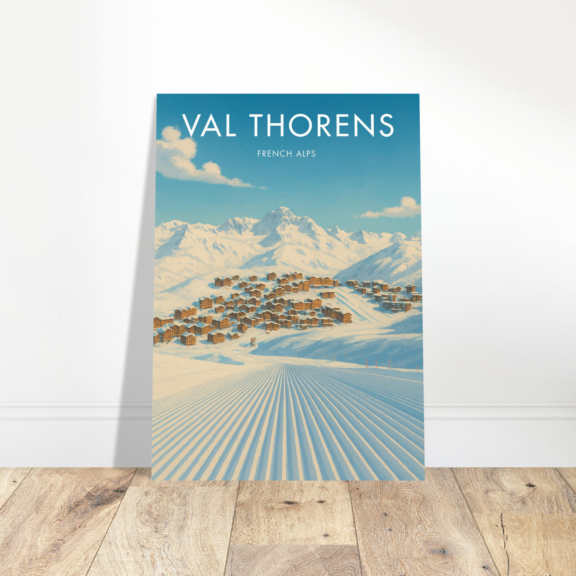 Val Thorens Vintage Poster