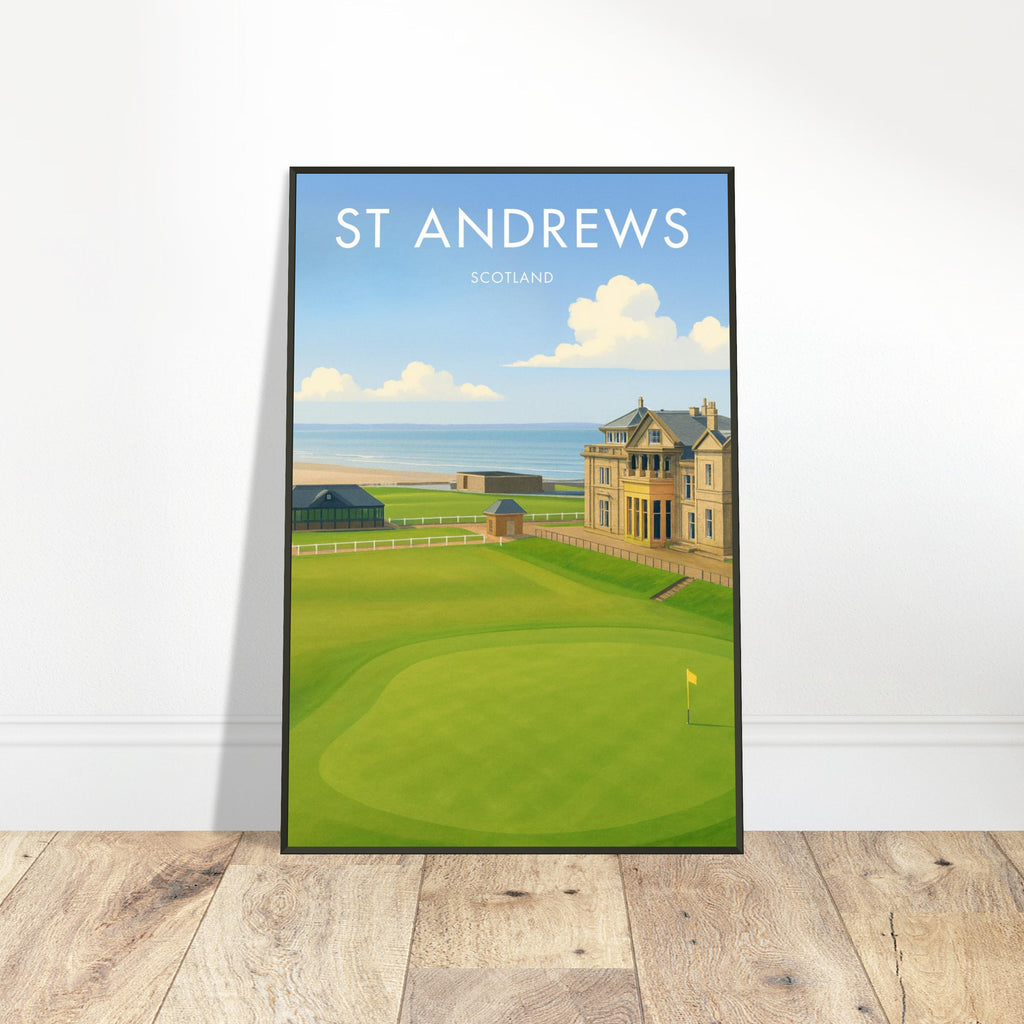 St Andrews Golf Course Metal Frame Poster