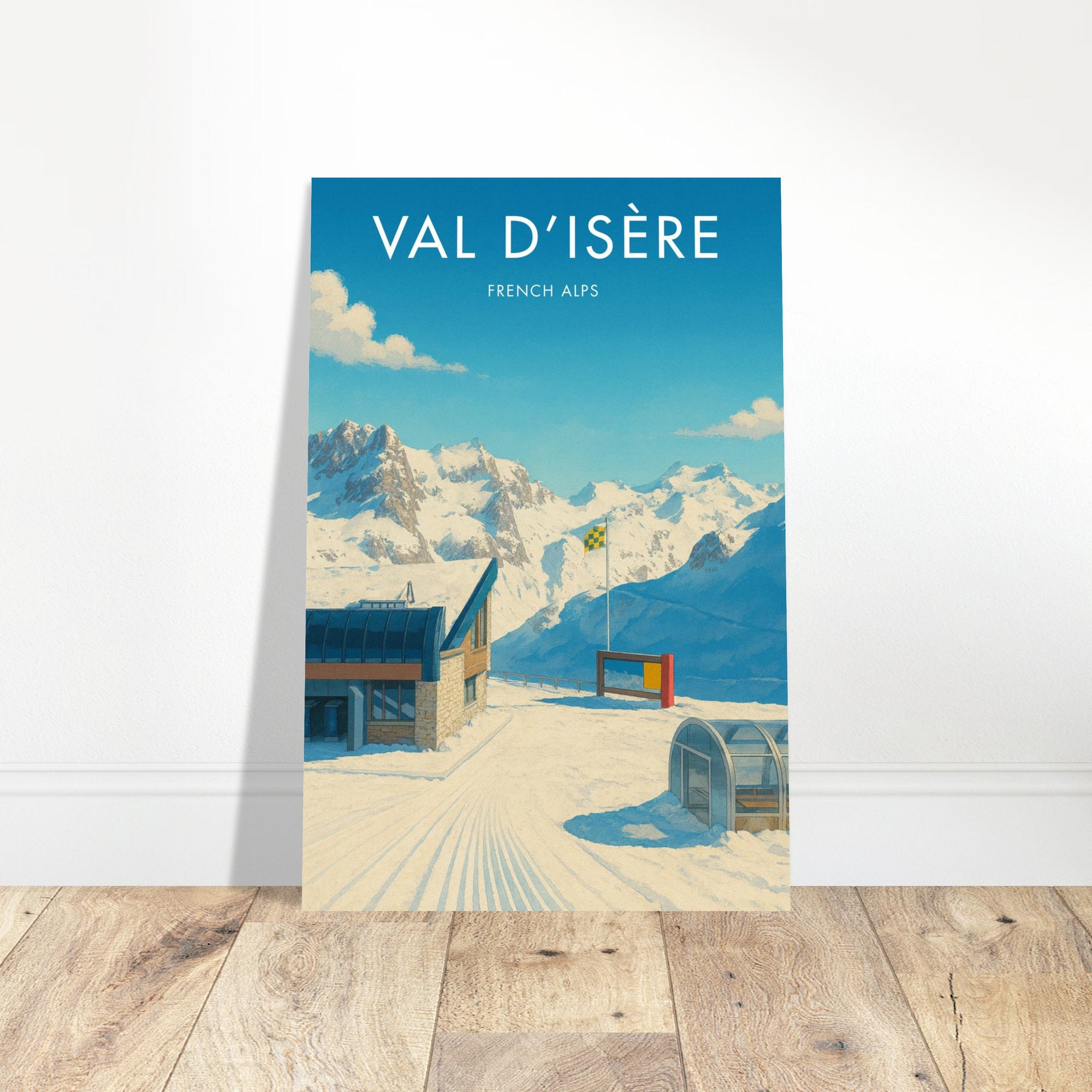 Val d'Isère Vintage Poster