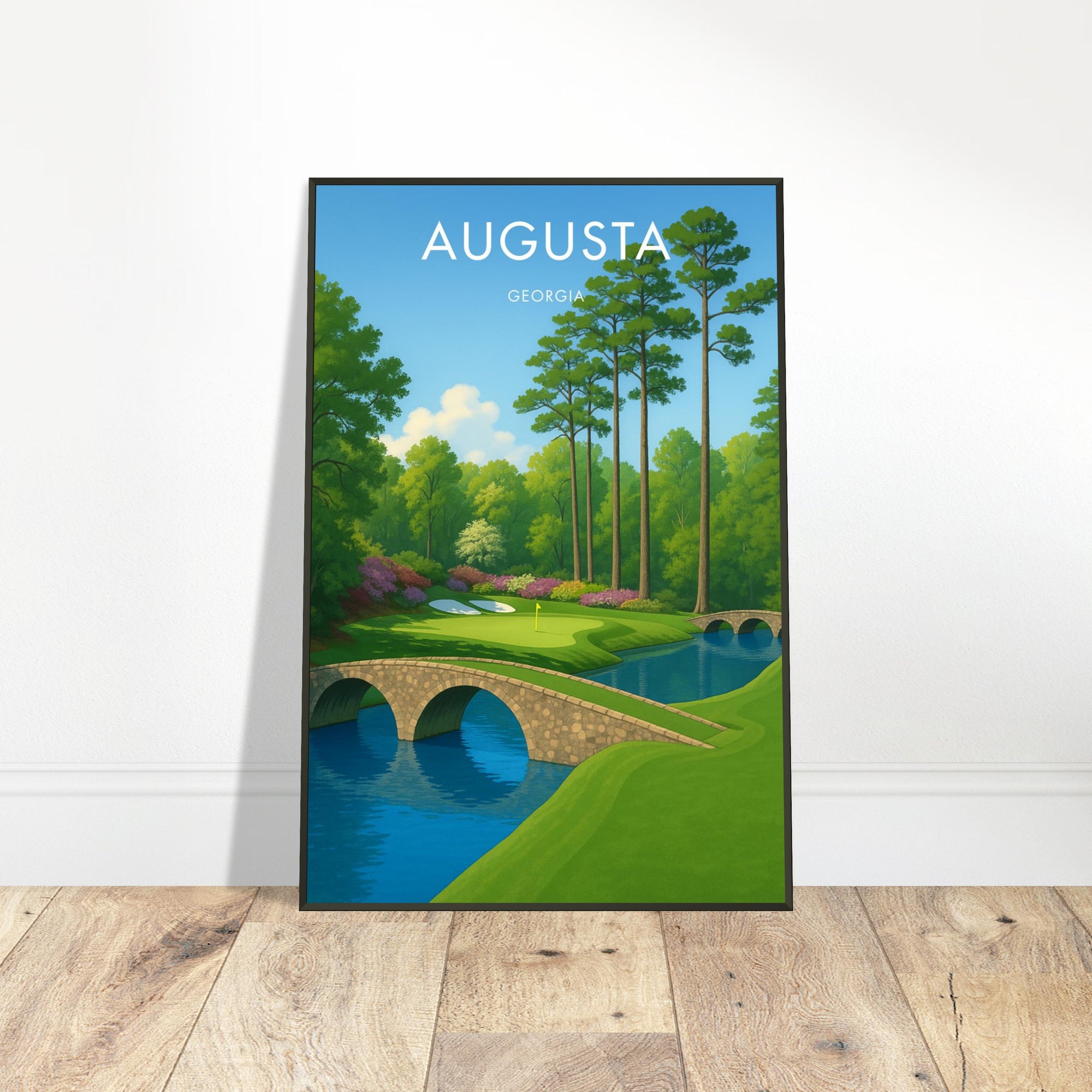 Augusta Golf Course Metal Frame Poster