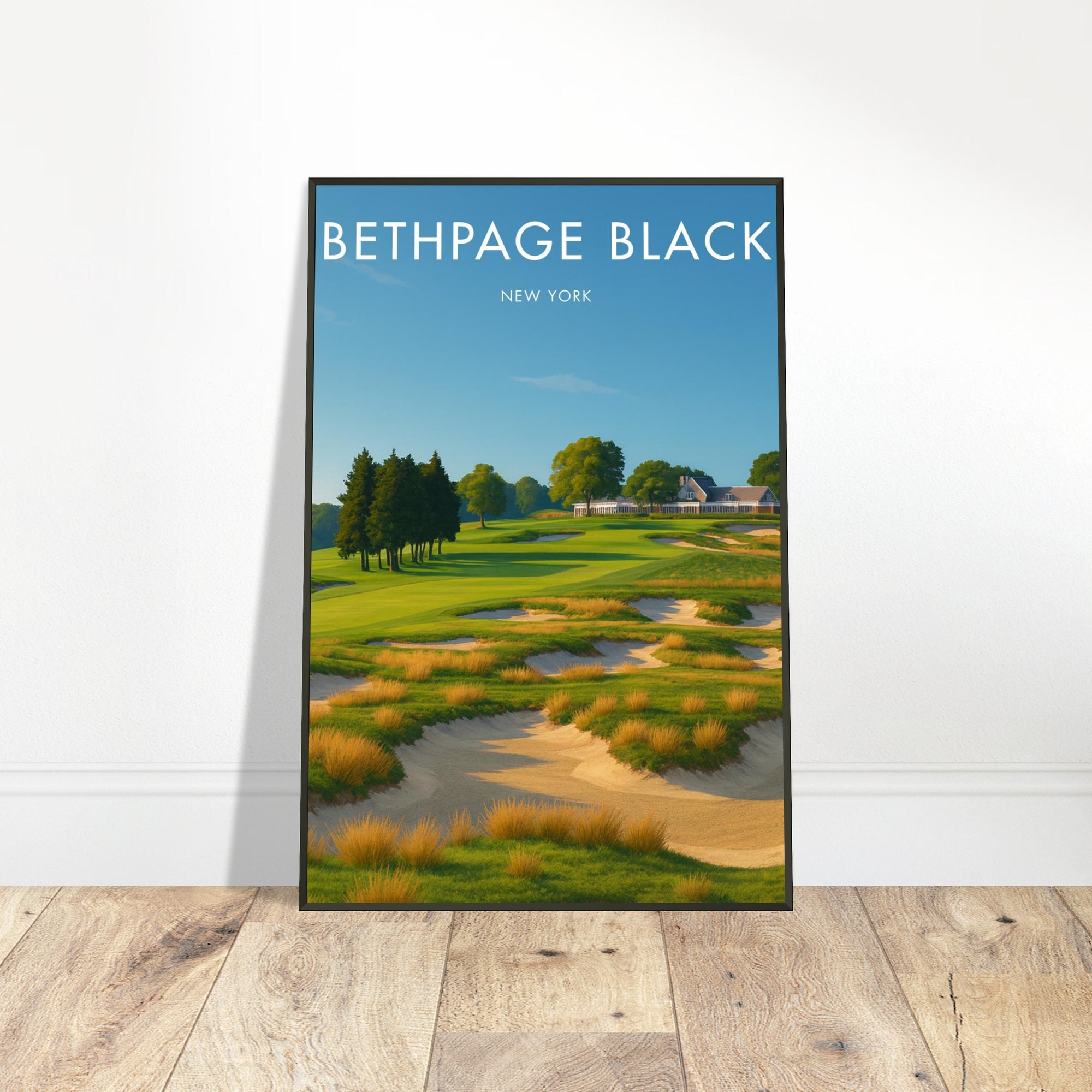 Bethpage Black Golf Course Metal Frame Poster