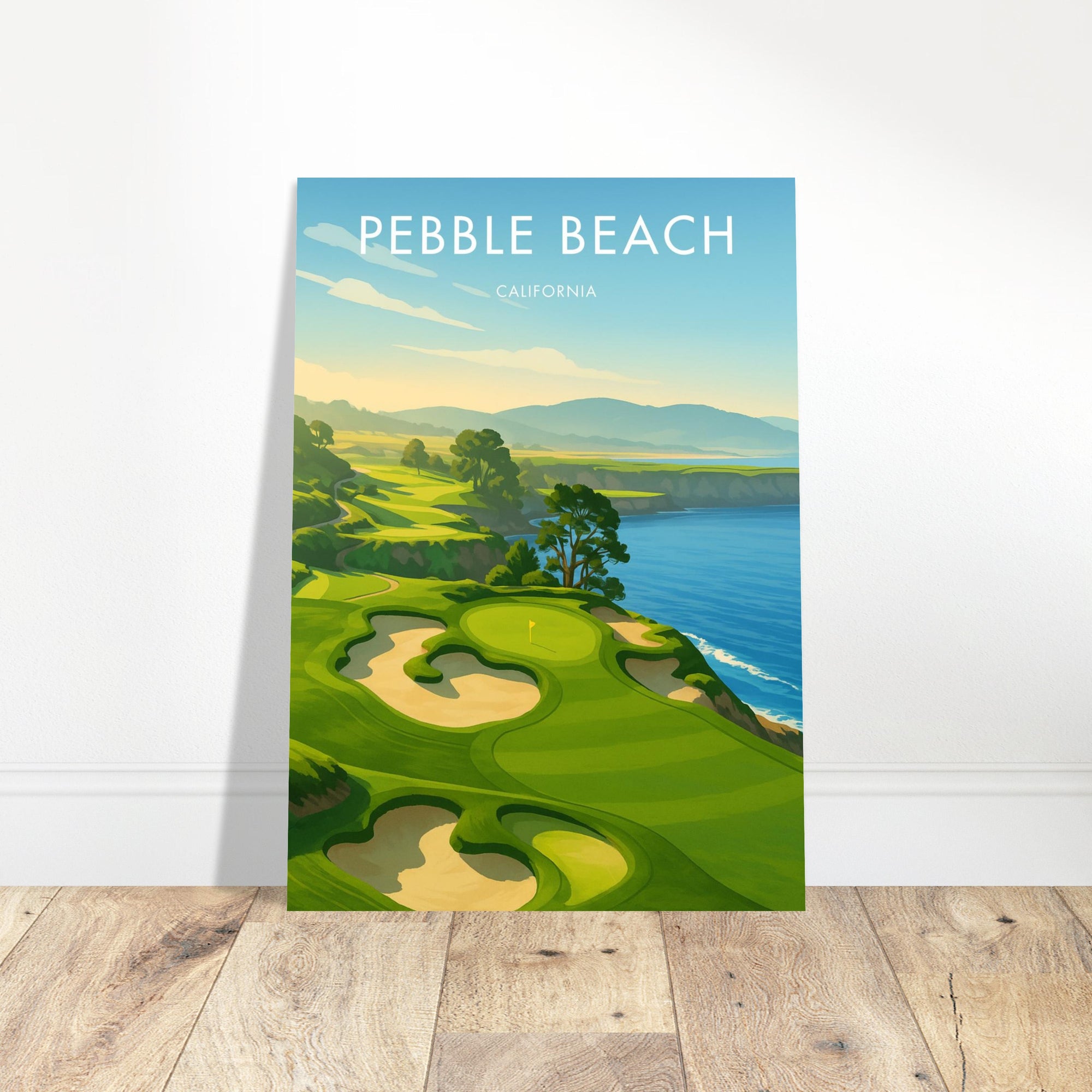 Pebble Beach Golf Course Poster