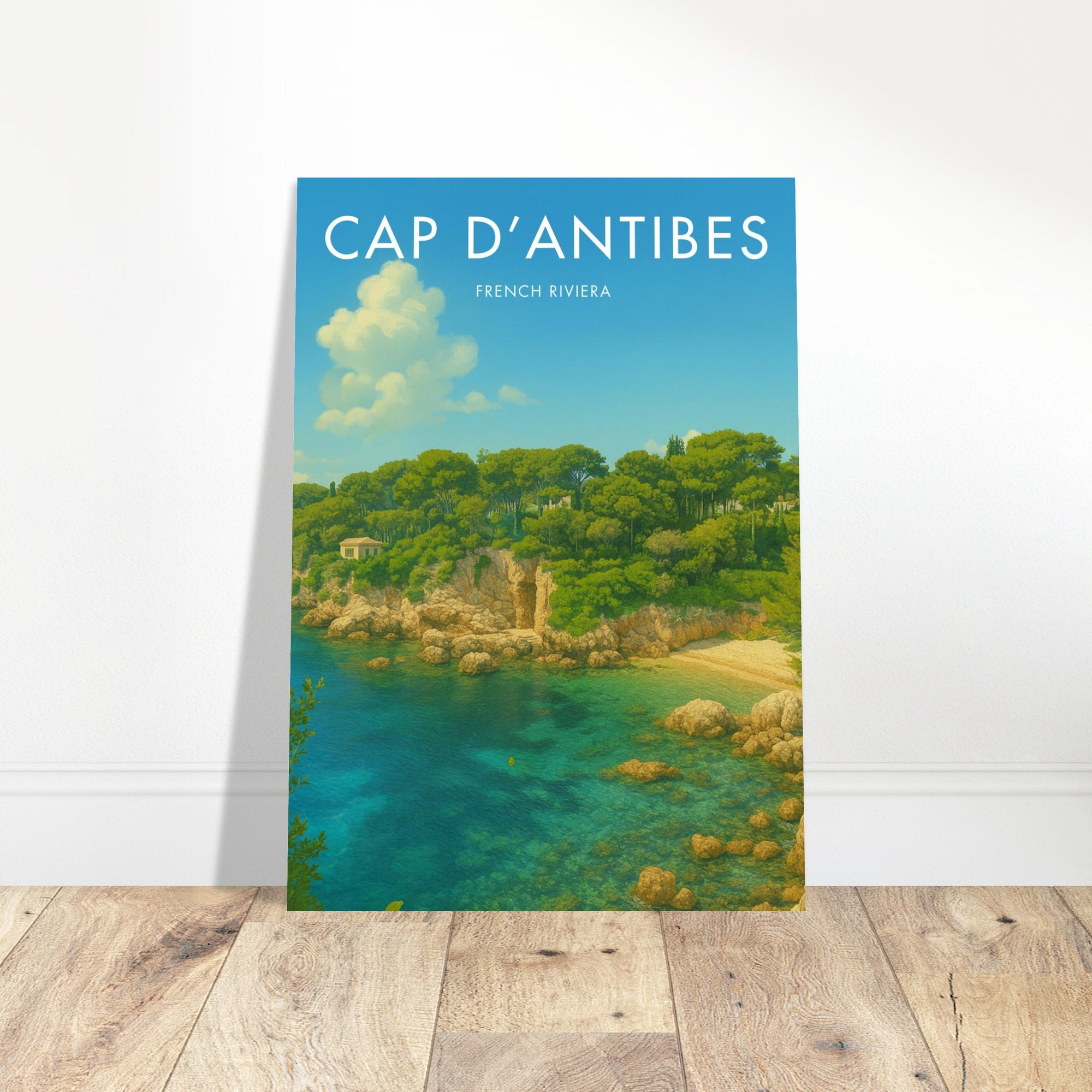 Cap D'Antibes Vintage Poster