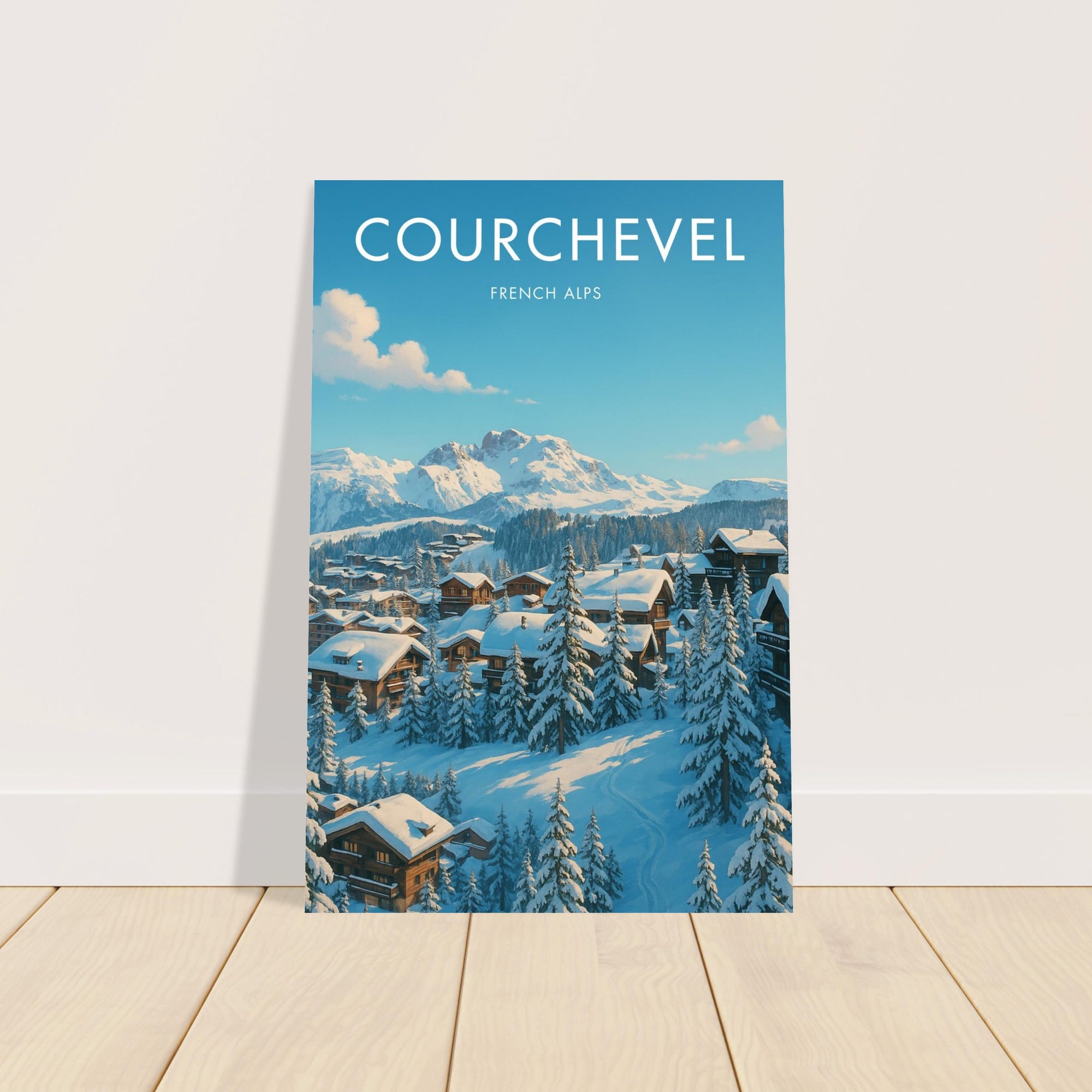 Courchevel Vintage Poster