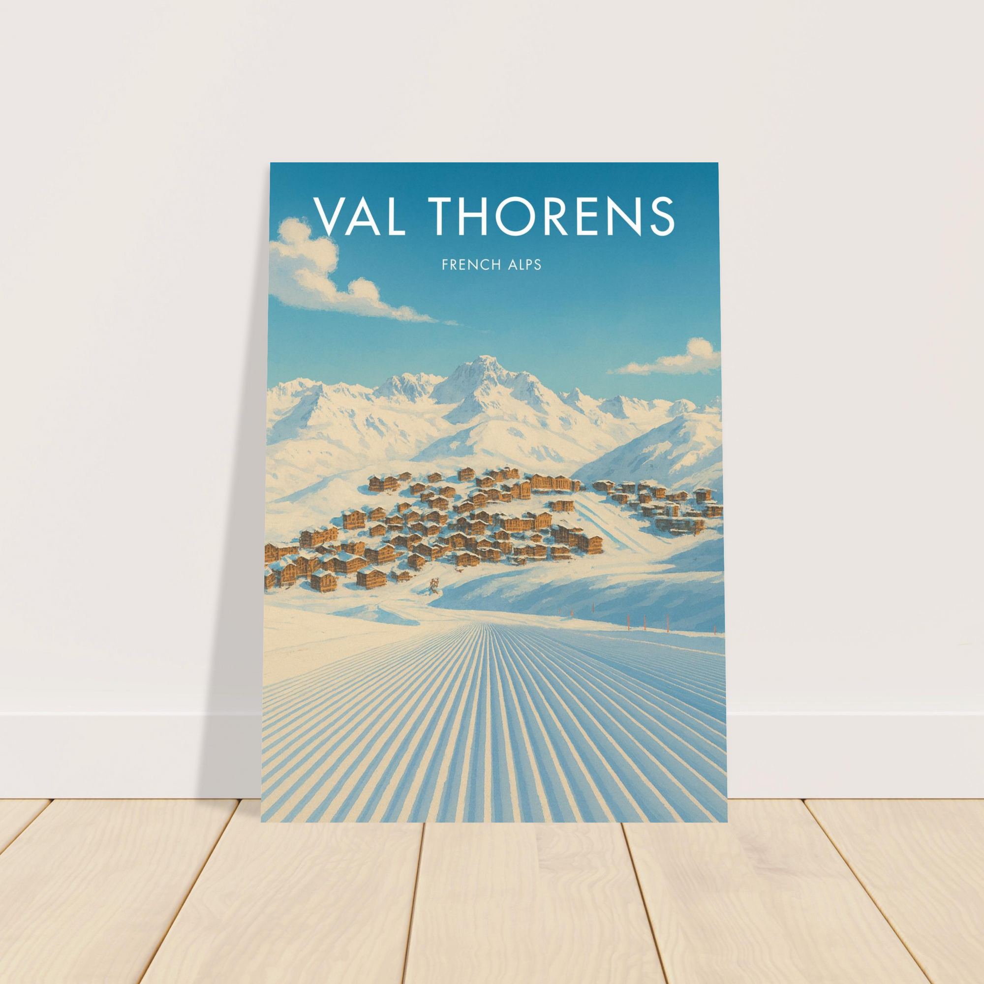 Val Thorens Vintage Poster