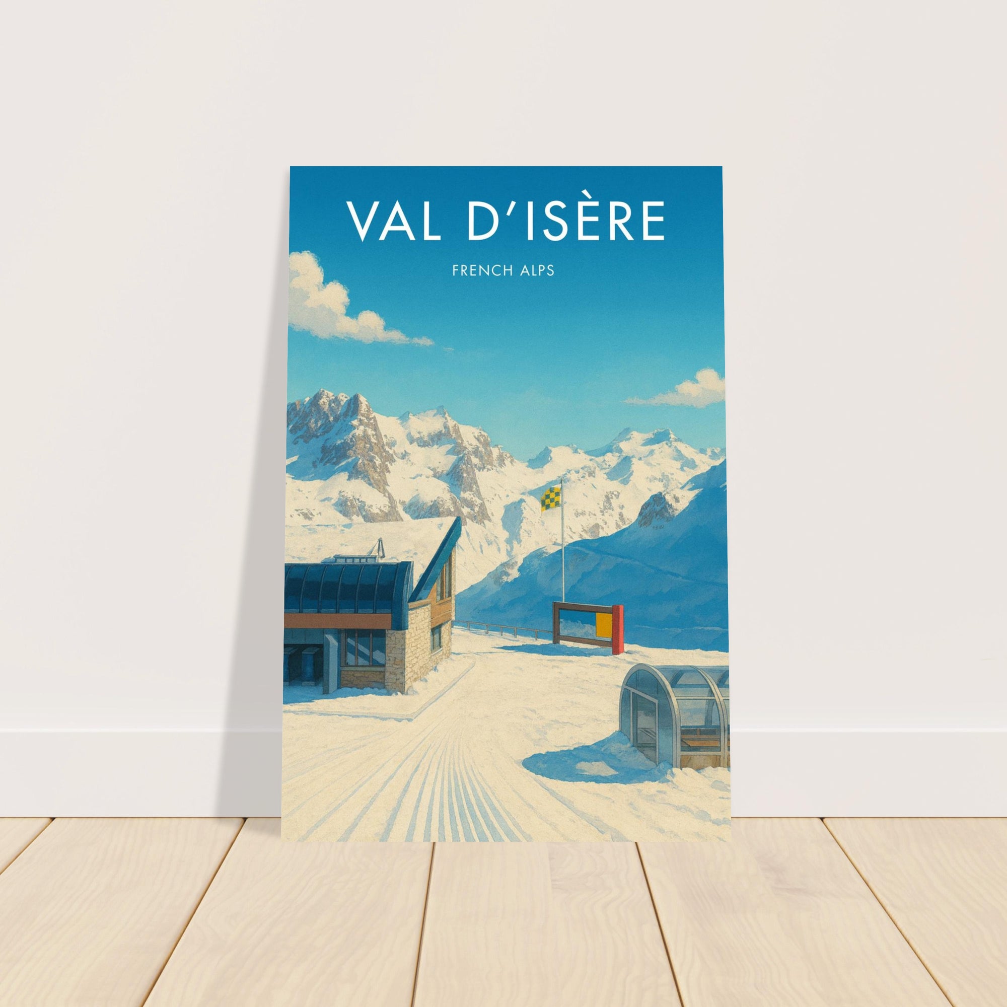 Val d'Isère Vintage Poster