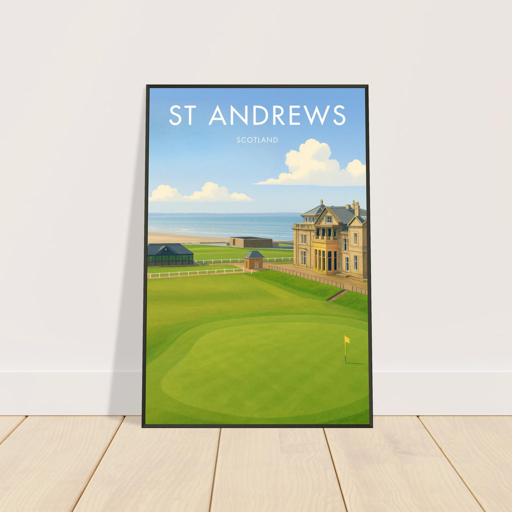 St Andrews Golf Course Metal Frame Poster