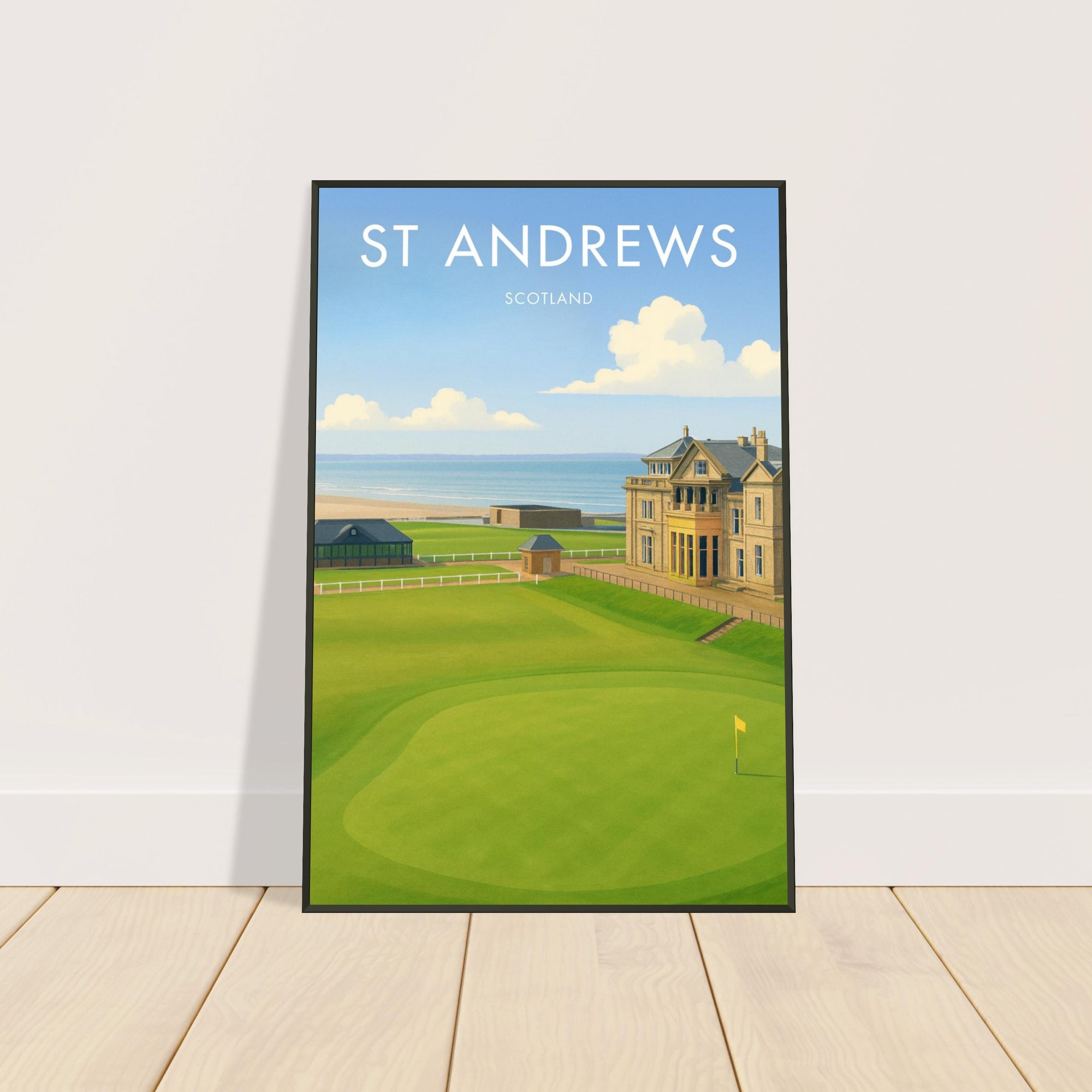 St Andrews Golf Course Metal Frame Poster