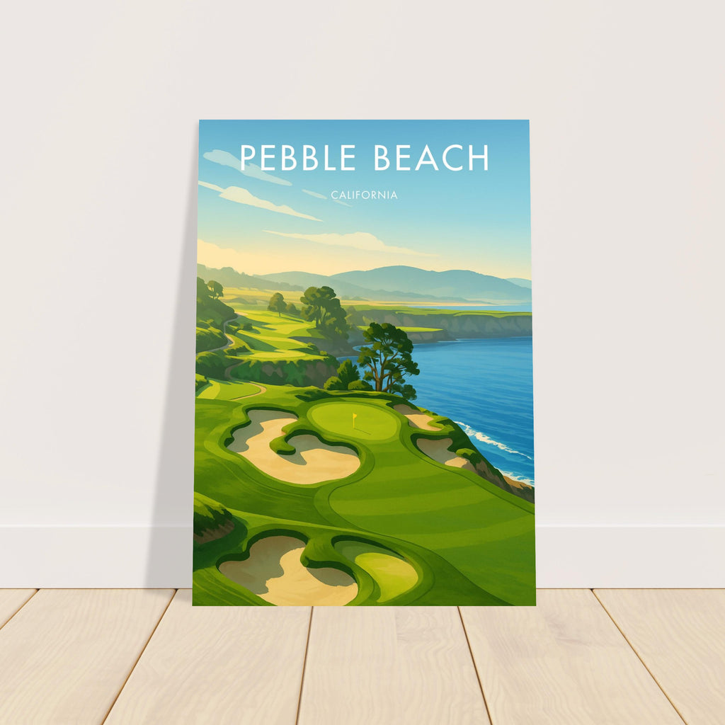 Pebble Beach Golf Course Poster