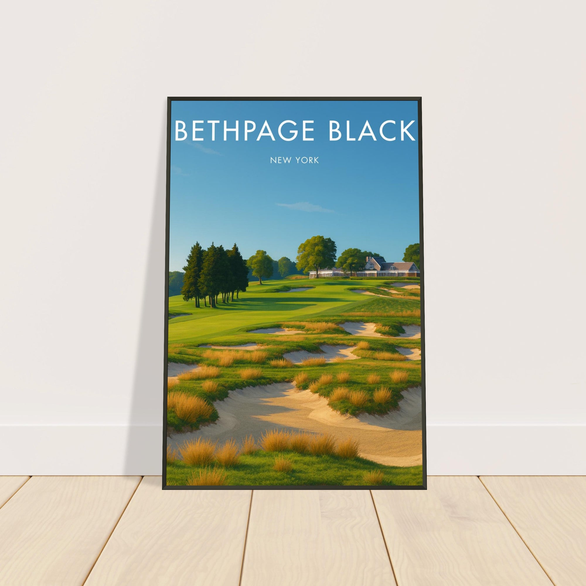 Bethpage Black Golf Course Metal Frame Poster
