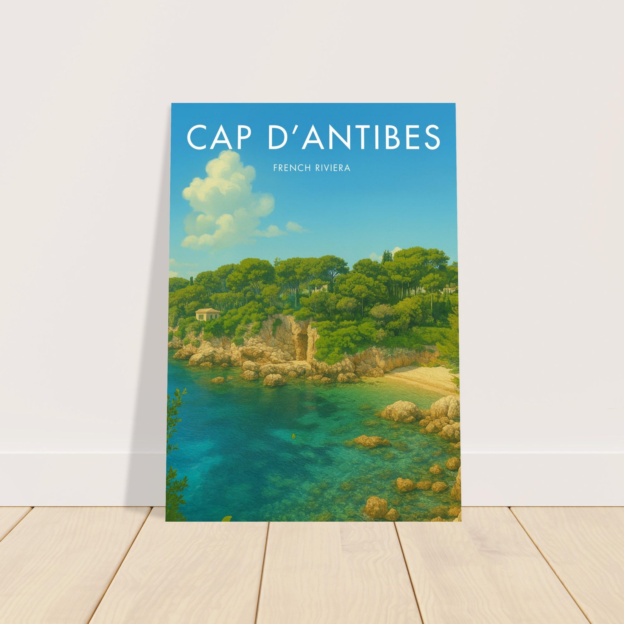 Cap D'Antibes Vintage Poster