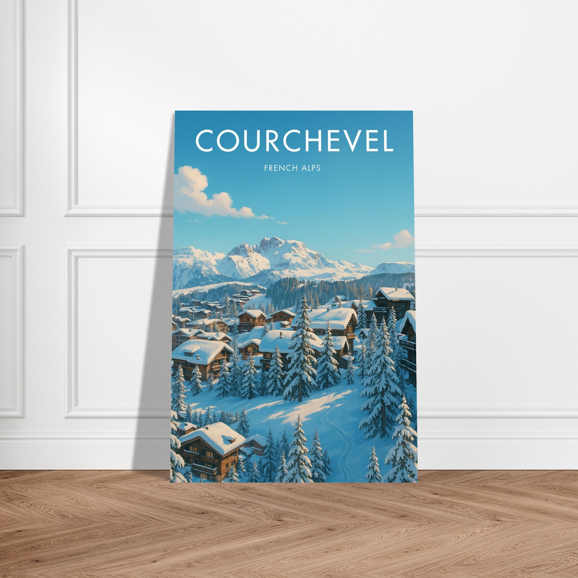 Courchevel Vintage Poster