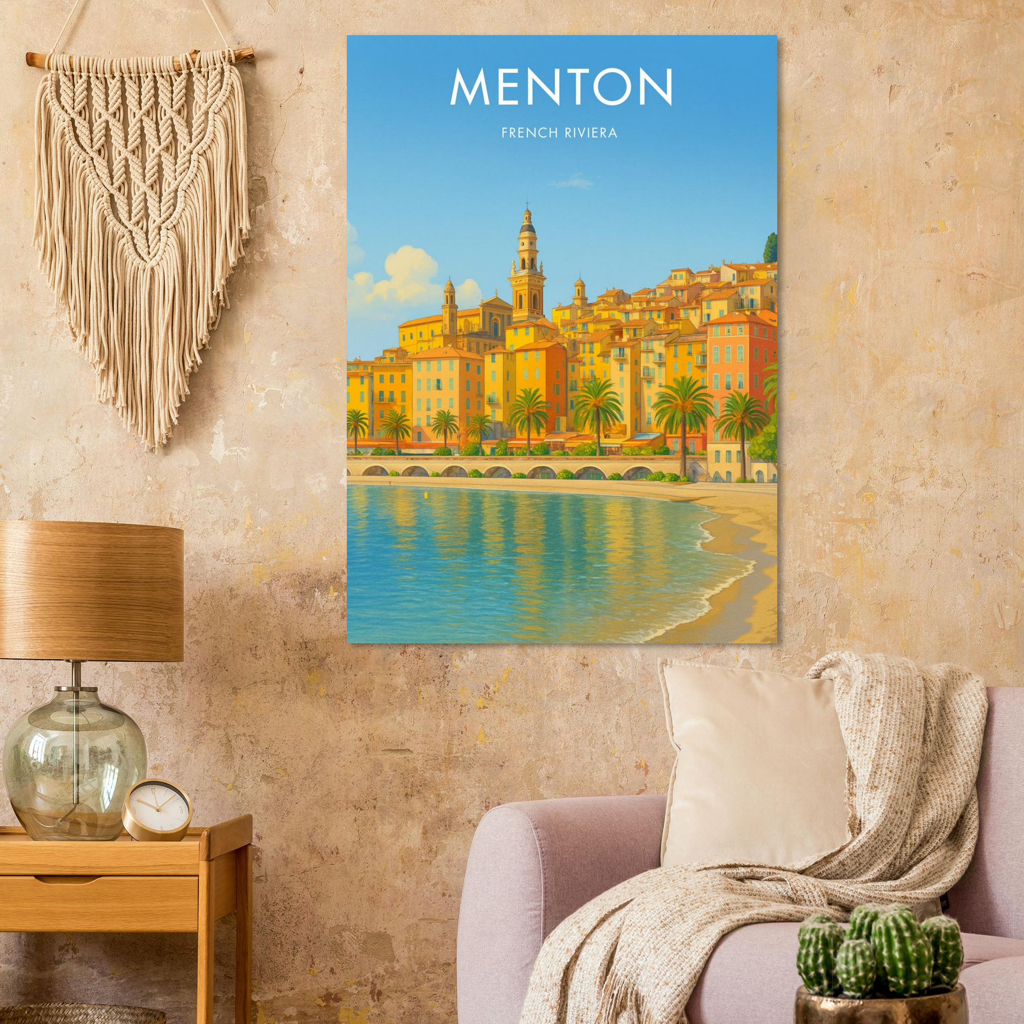 Menton Vintage Poster