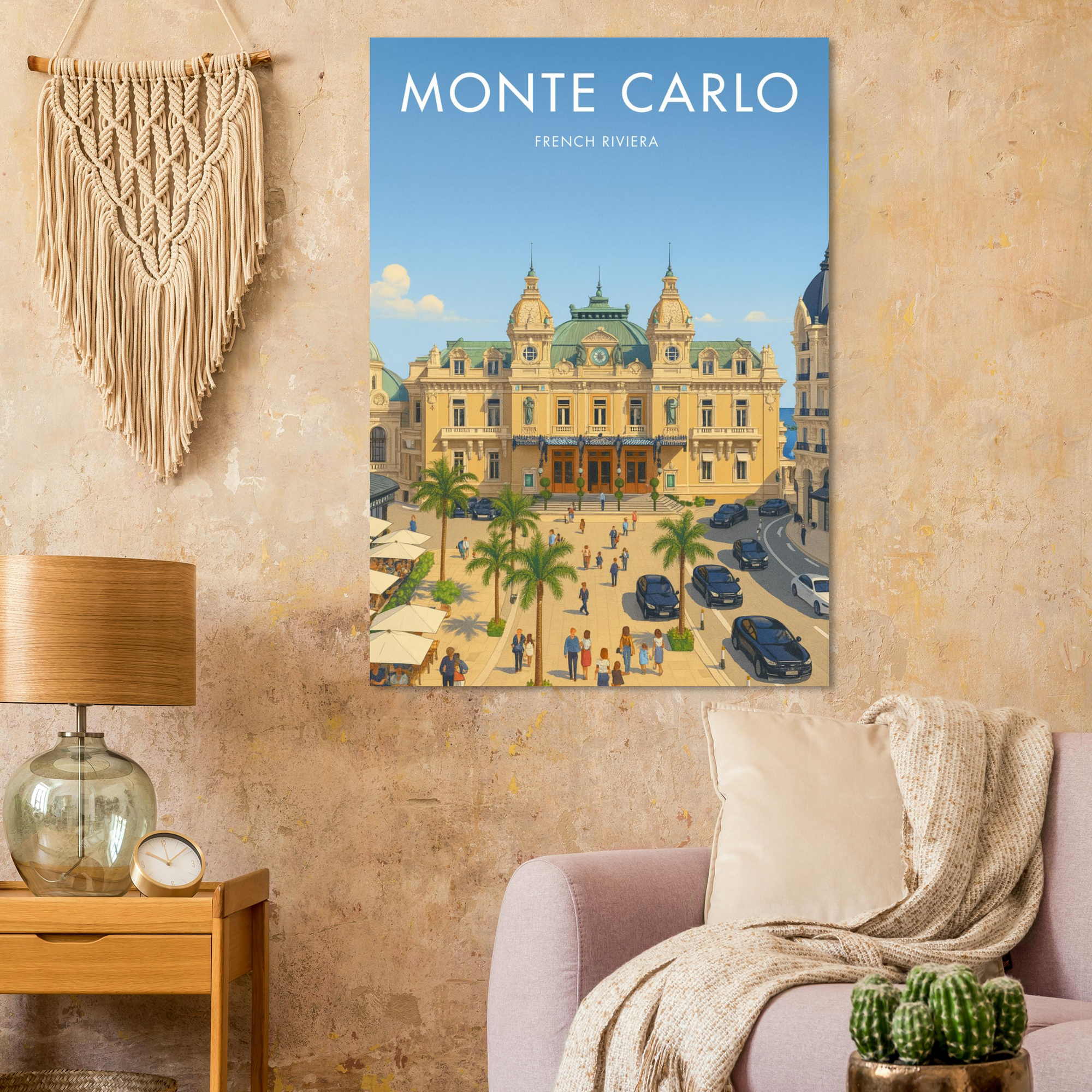 Monte Carlo Vintage Poster