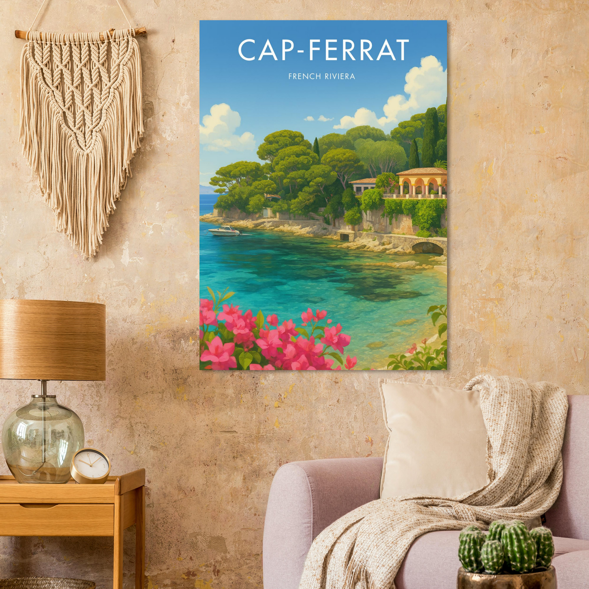 Cap Ferrat Vintage Poster