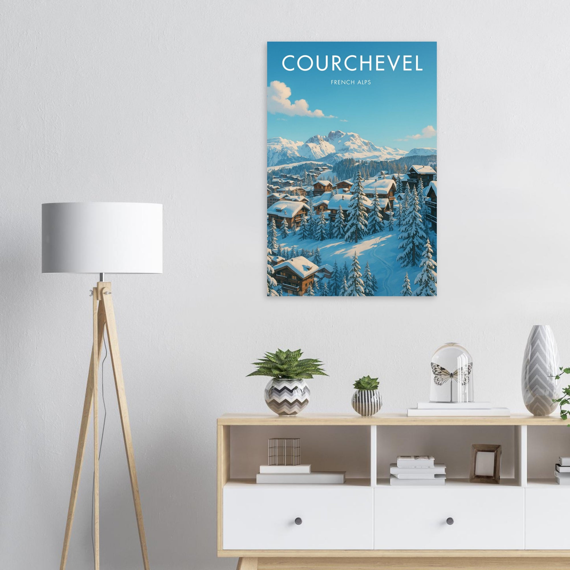 Courchevel Vintage Poster