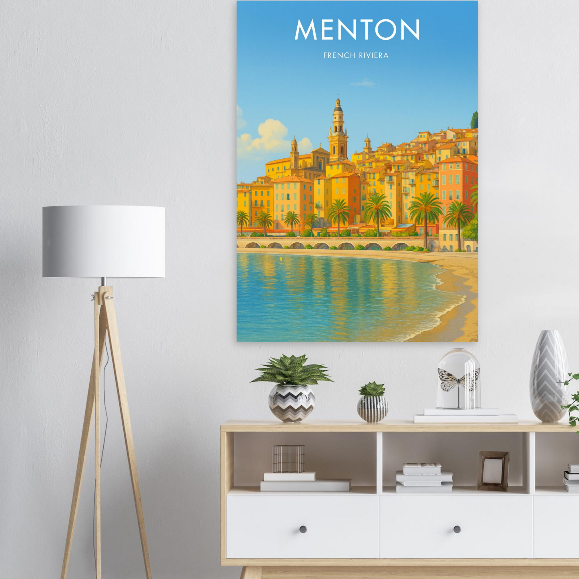 Menton Vintage Poster