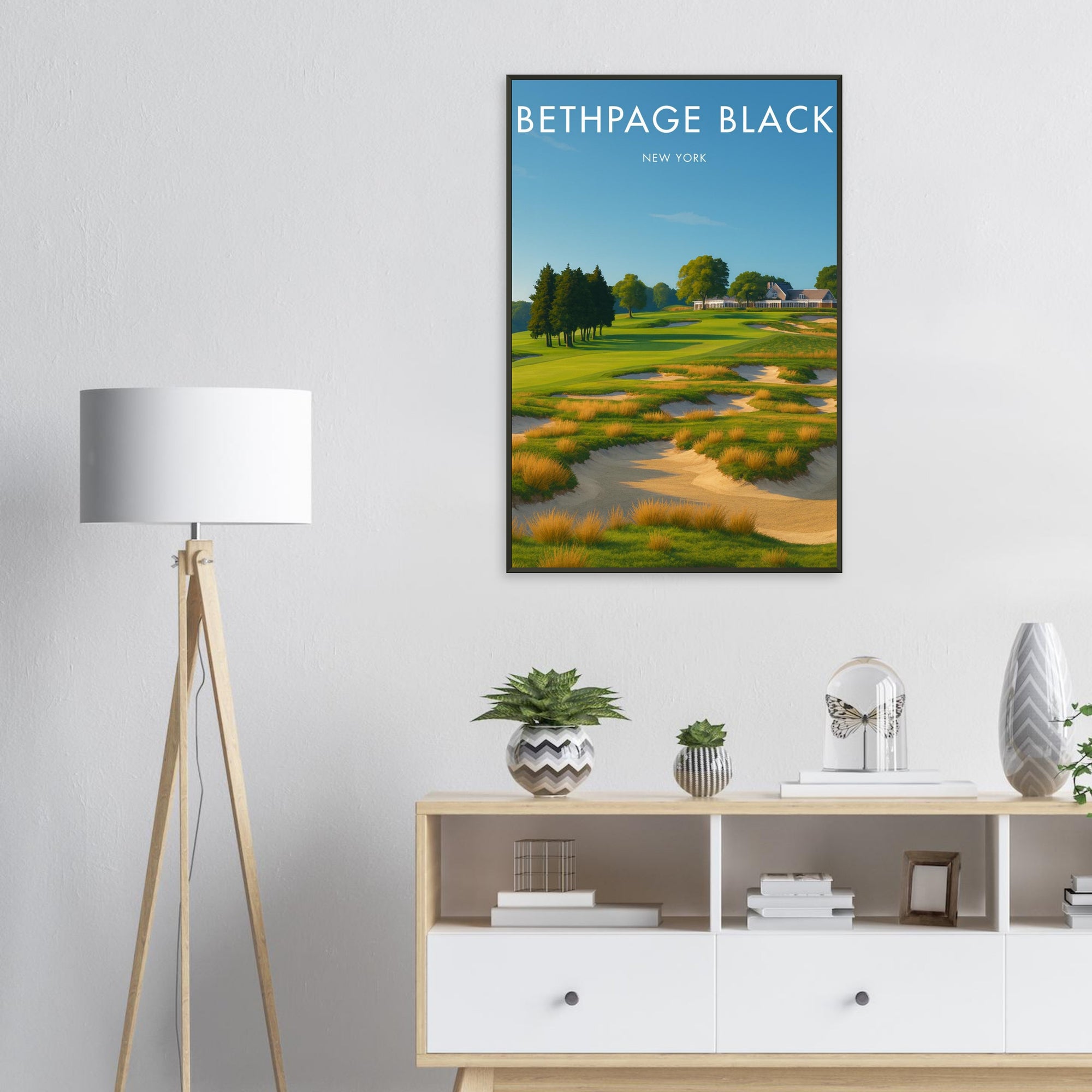 Bethpage Black Golf Course Metal Frame Poster