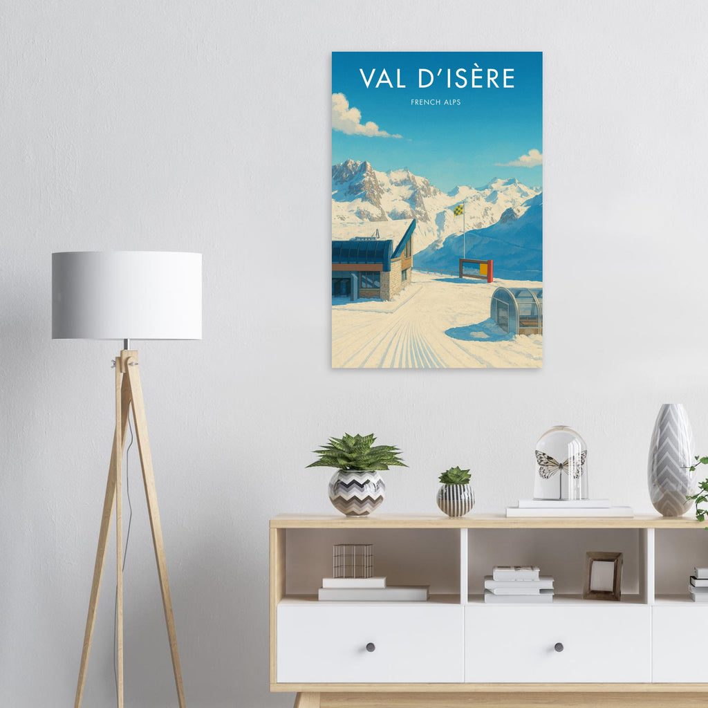 Val d'Isère Vintage Poster