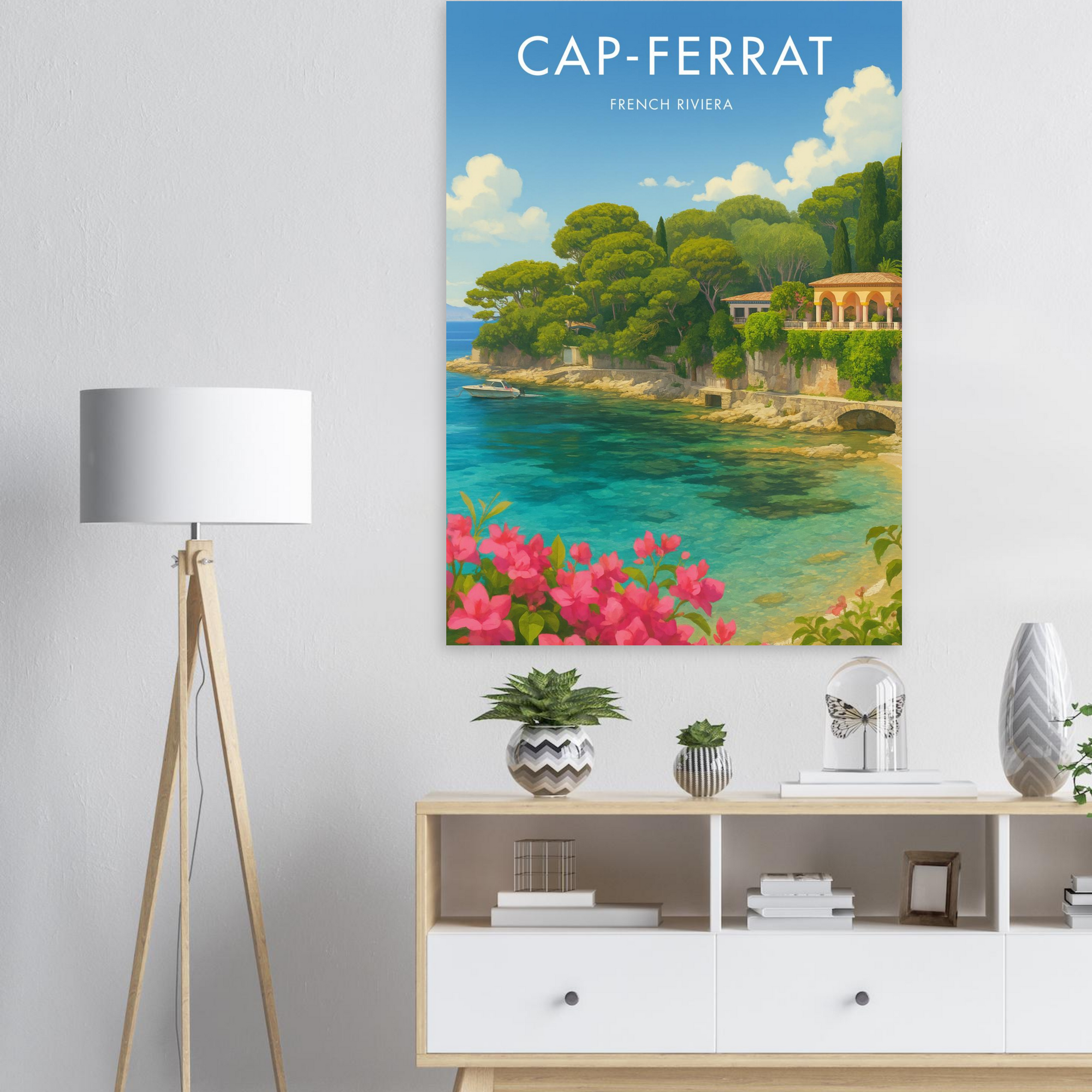 Cap Ferrat Vintage Poster