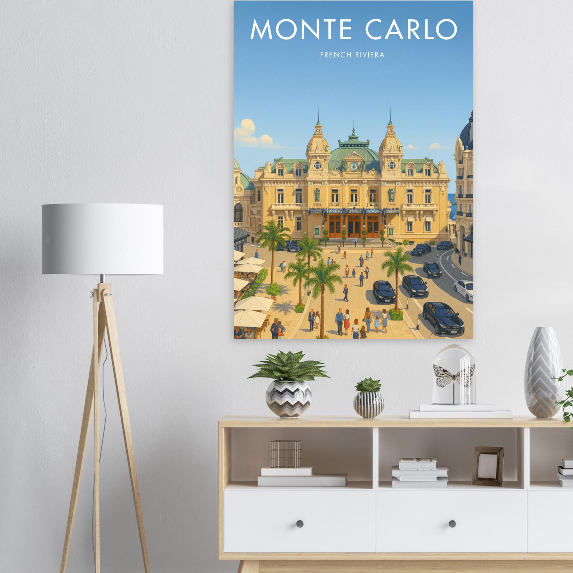 Monte Carlo Vintage Poster