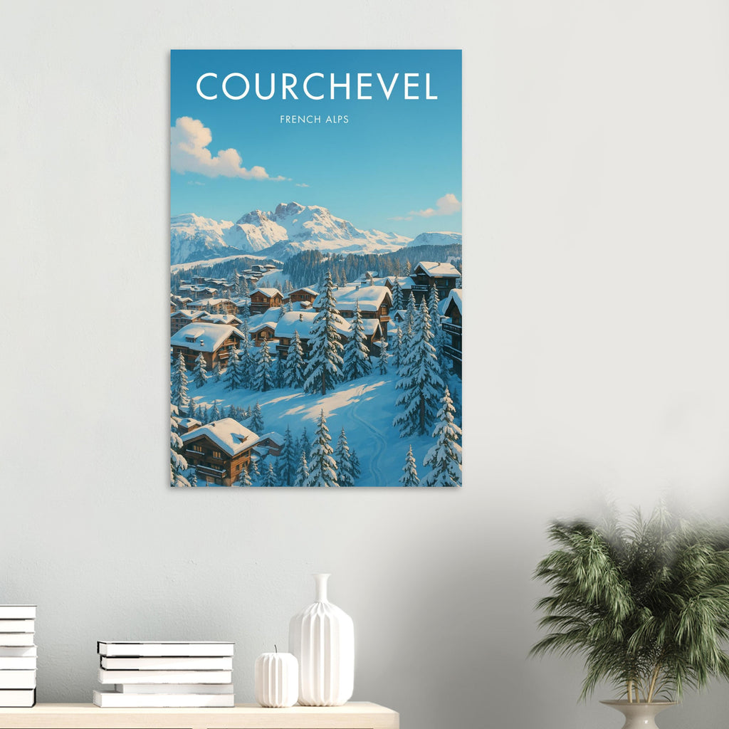 Courchevel Vintage Poster