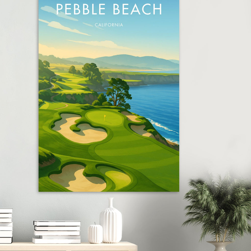 Pebble Beach Golf Course Poster