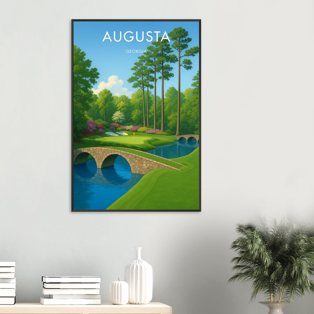 Augusta Golf Course Metal Frame Poster