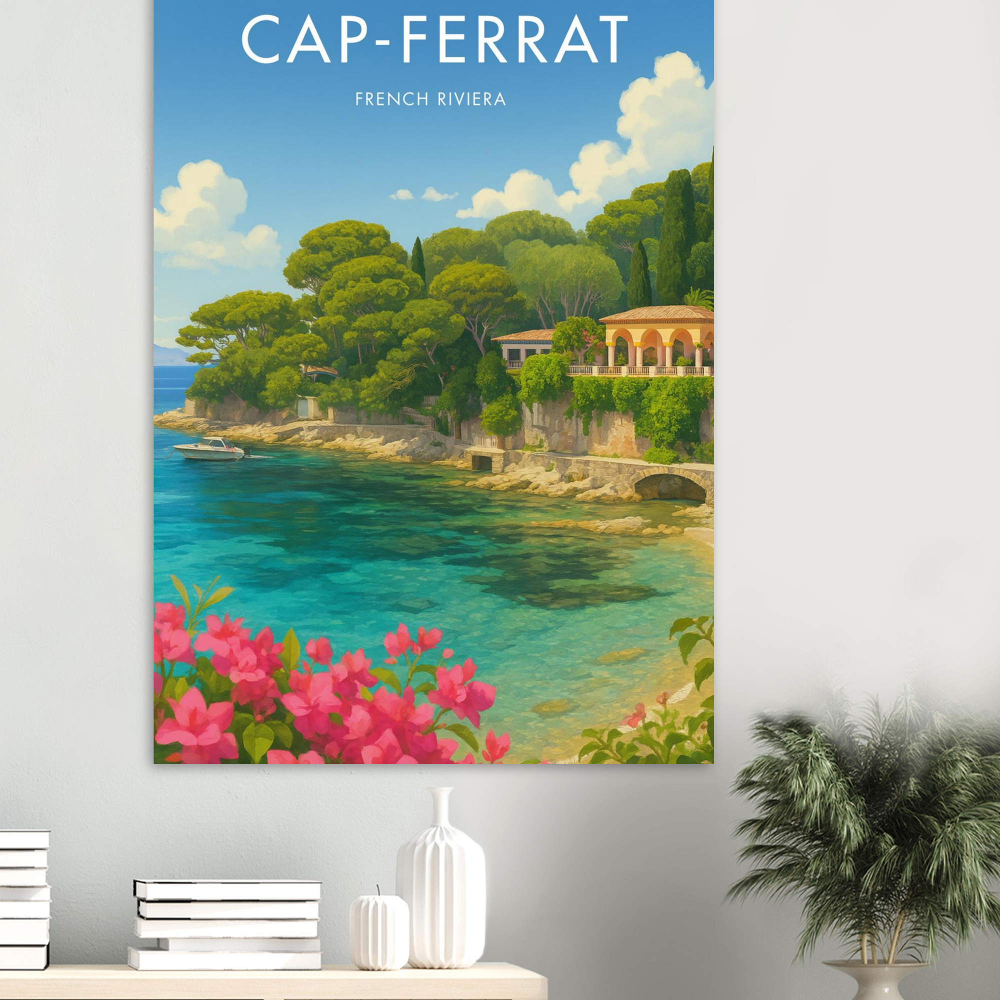 Cap Ferrat Vintage Poster