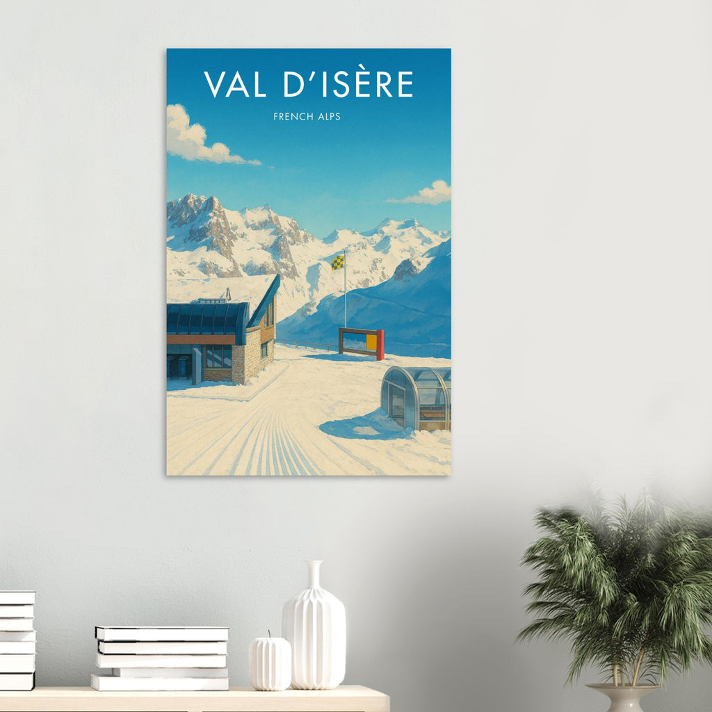 Val d'Isère Vintage Poster