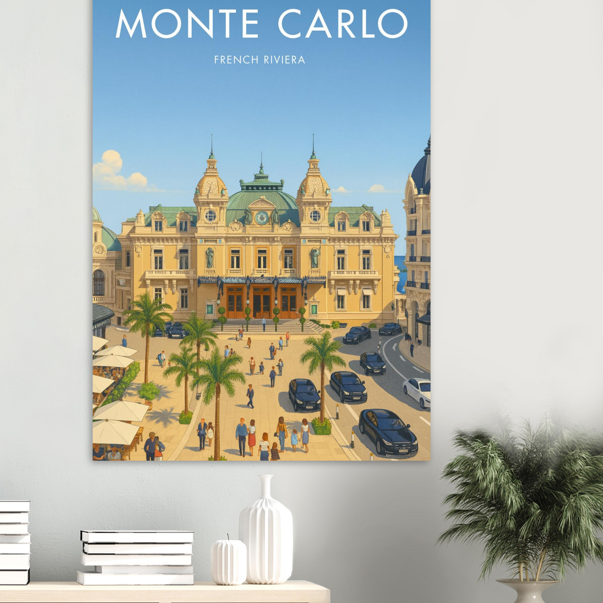 Monte Carlo Vintage Poster