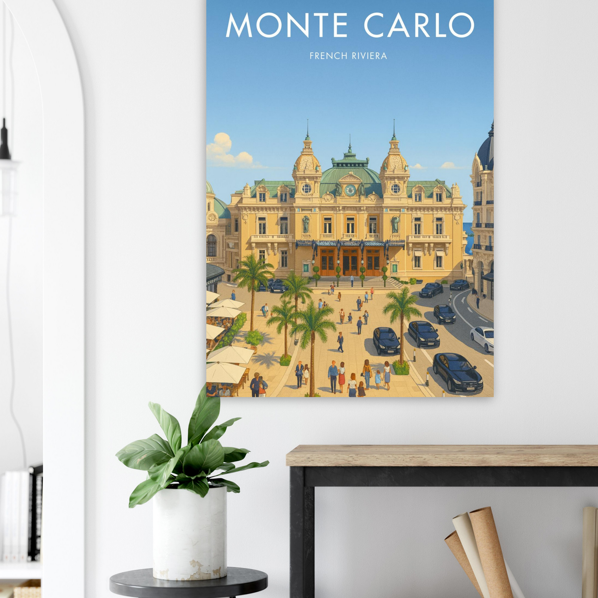 Monte Carlo Vintage Poster